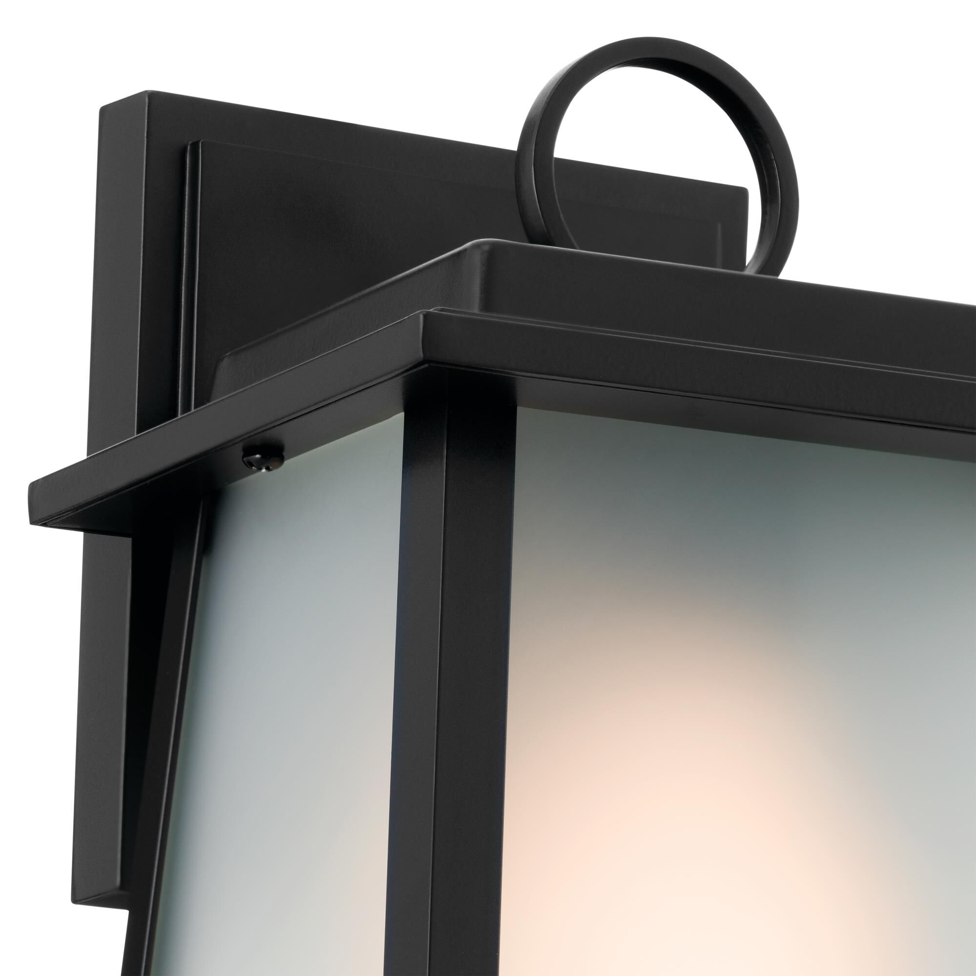 Photos - Chandelier / Lamp Kichler Lighting Noward 8 Inch Tall Outdoor Wall Light Noward - 59104BK - Art Deco 59104BK