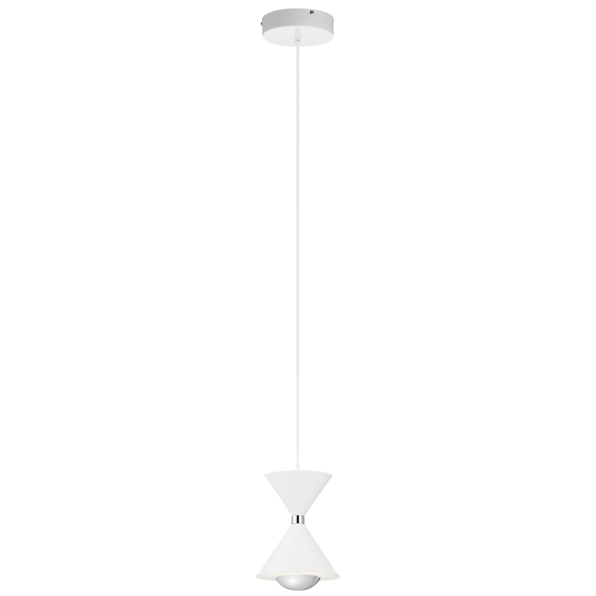 Elan Lighting Kordan 6 Inch LED Mini Pendant Kordan - 84130MWH - Modern Contemporary