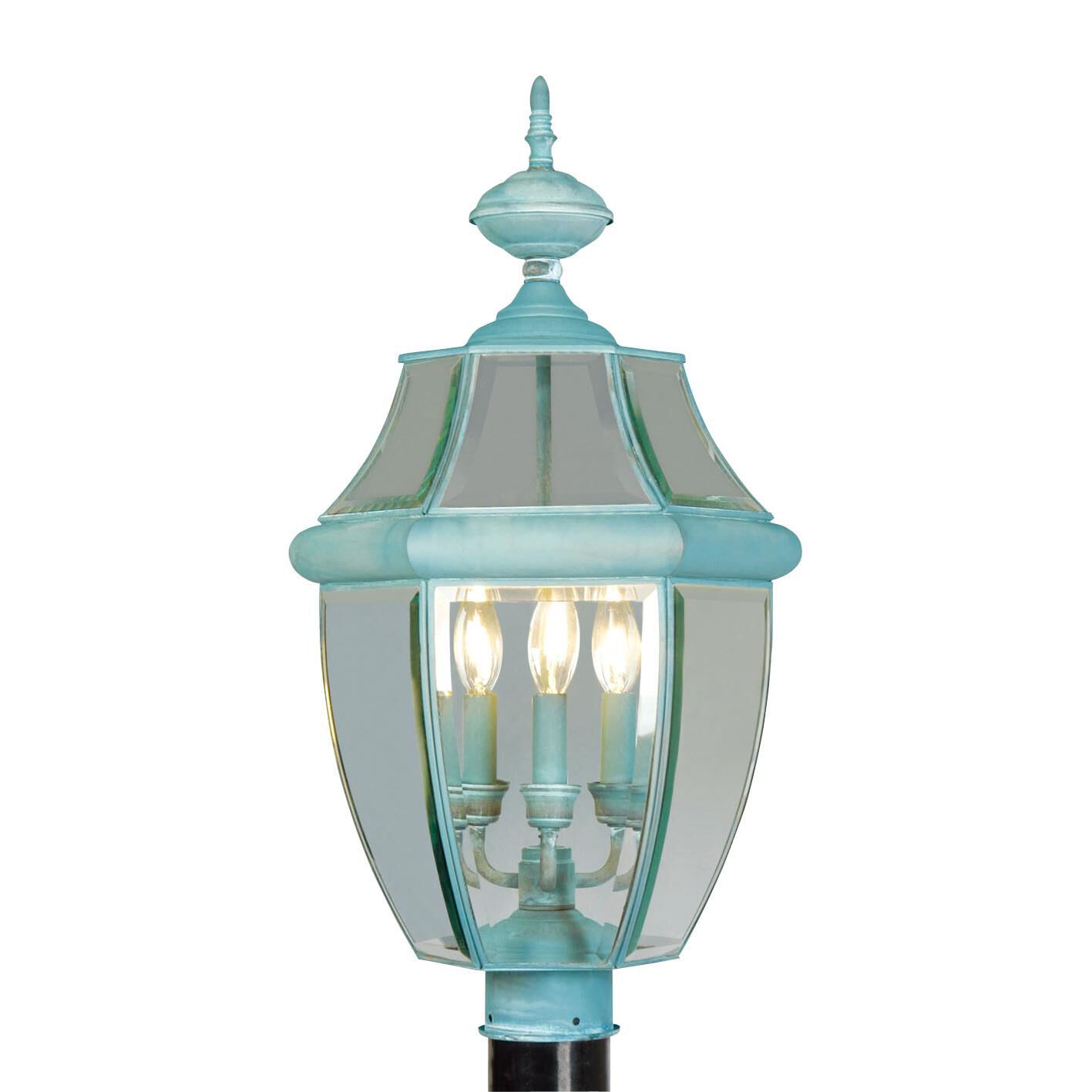 Photos - Floodlight / Garden Lamps Livex Lighting Monterey 23 Inch Tall 3 Light Outdoor Post Lamp Monterey 
