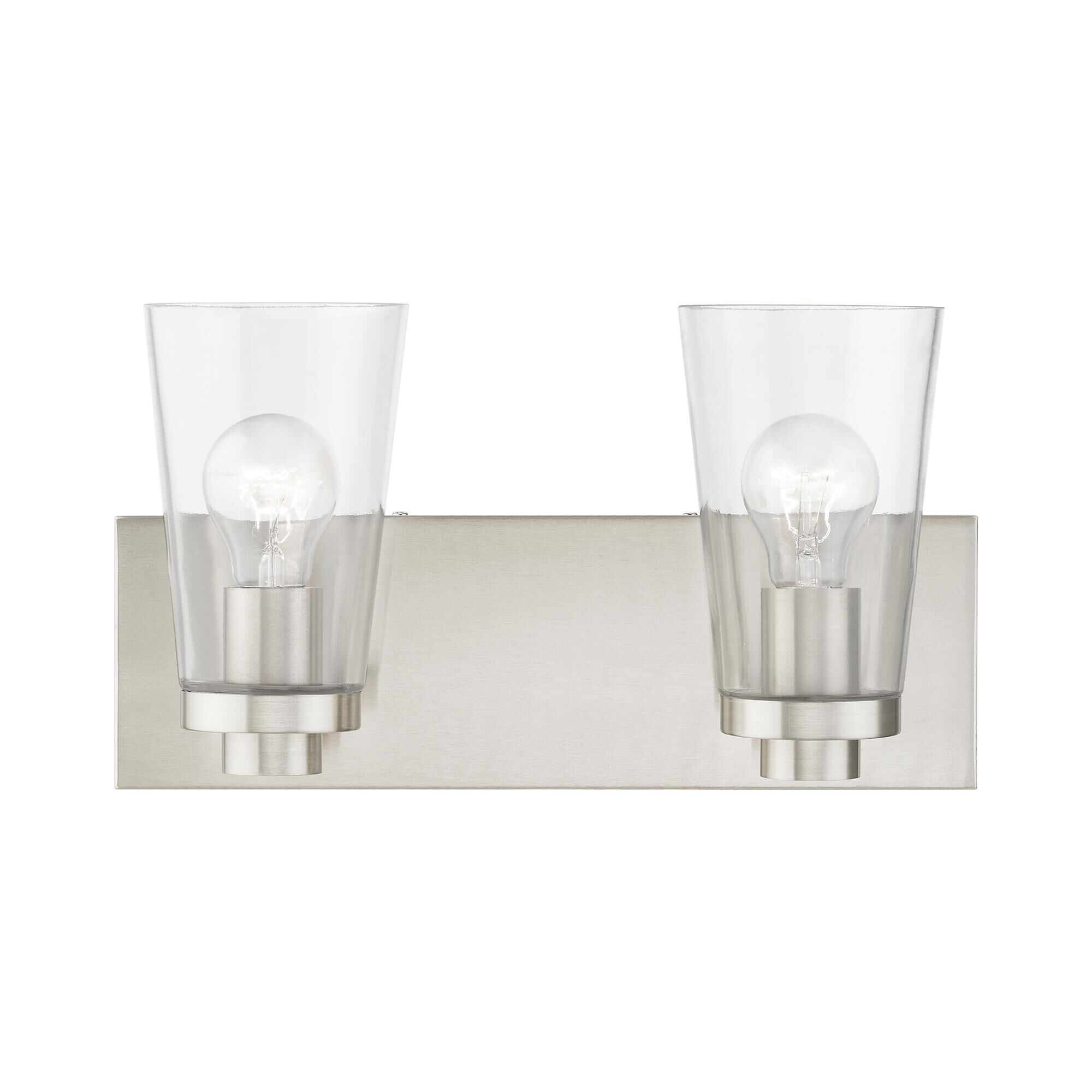 Livex Lighting Cityview 14 Inch 2 Light Bath Vanity Light Cityview - 18182-91 - Modern Contemporary