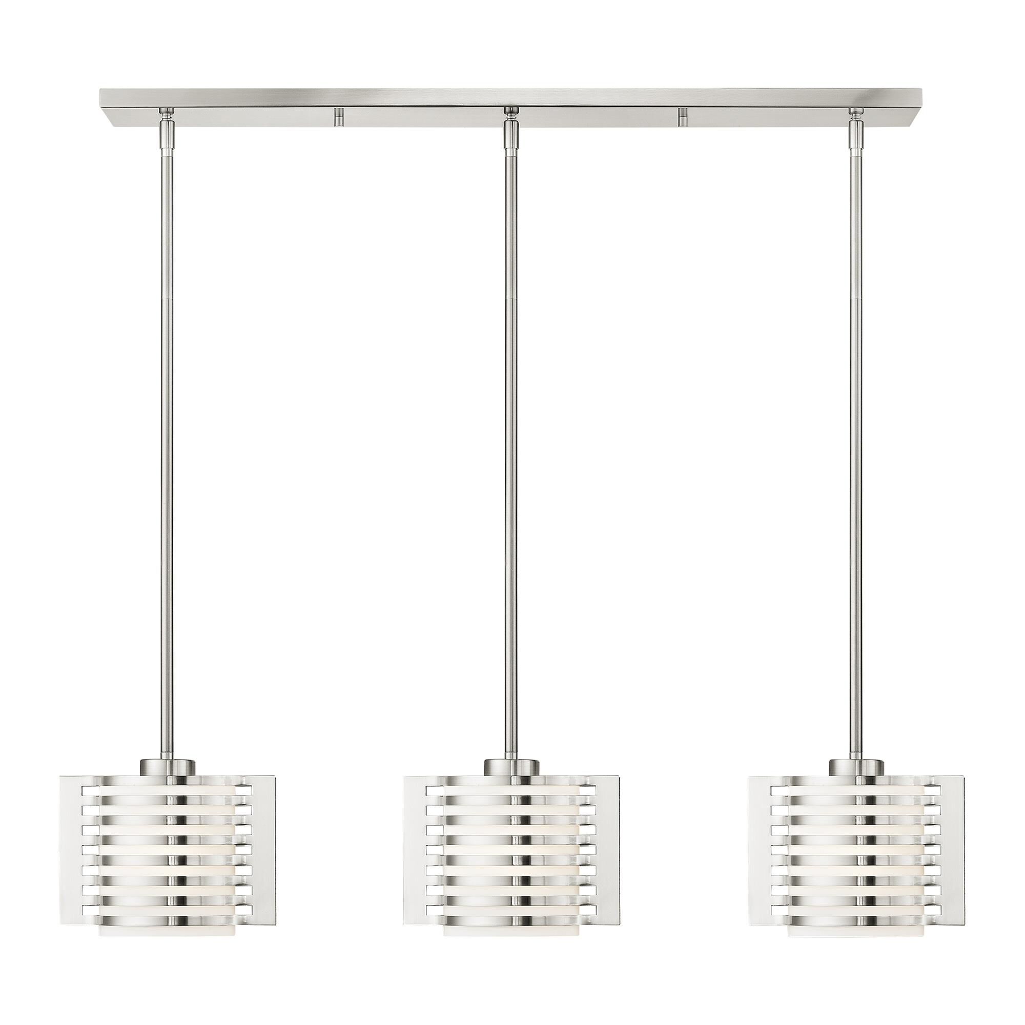 Hilliard 36 Inch 3 Light Linear Suspension Light by Livex Lighting
