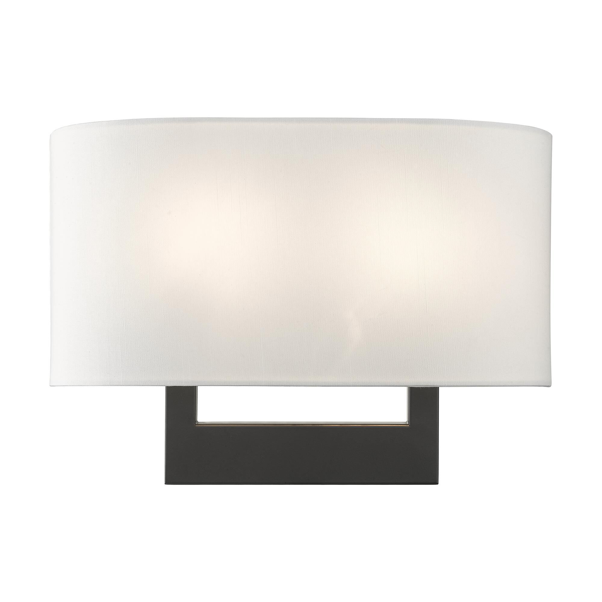 Livex Lighting 45221-04 ADA Wall Sconces 2 Light 13 inch Black ADA Medium ADA Sconce Wall Light, Medium