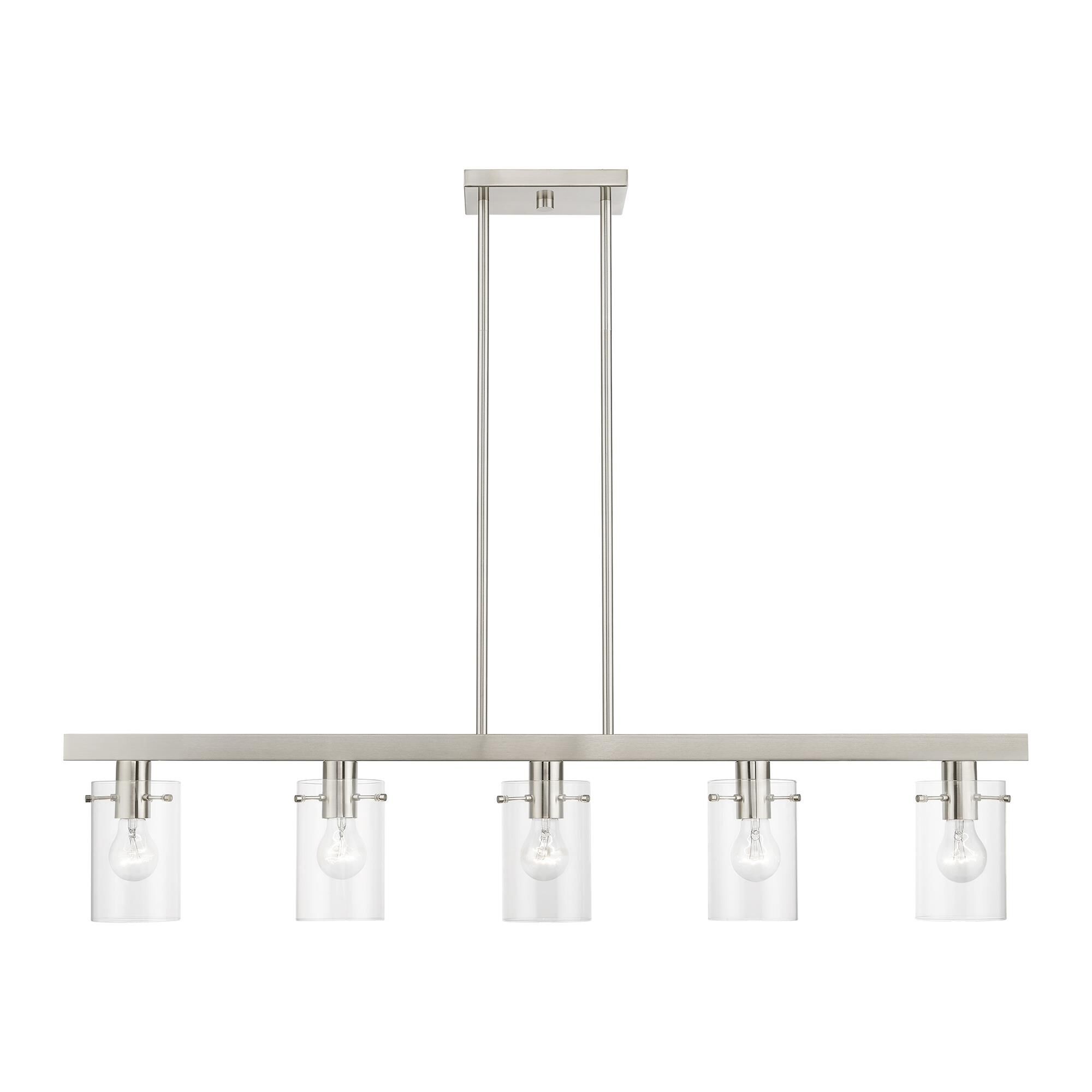 Munich 42 Inch 5 Light Linear Suspension Light by Livex Lighting