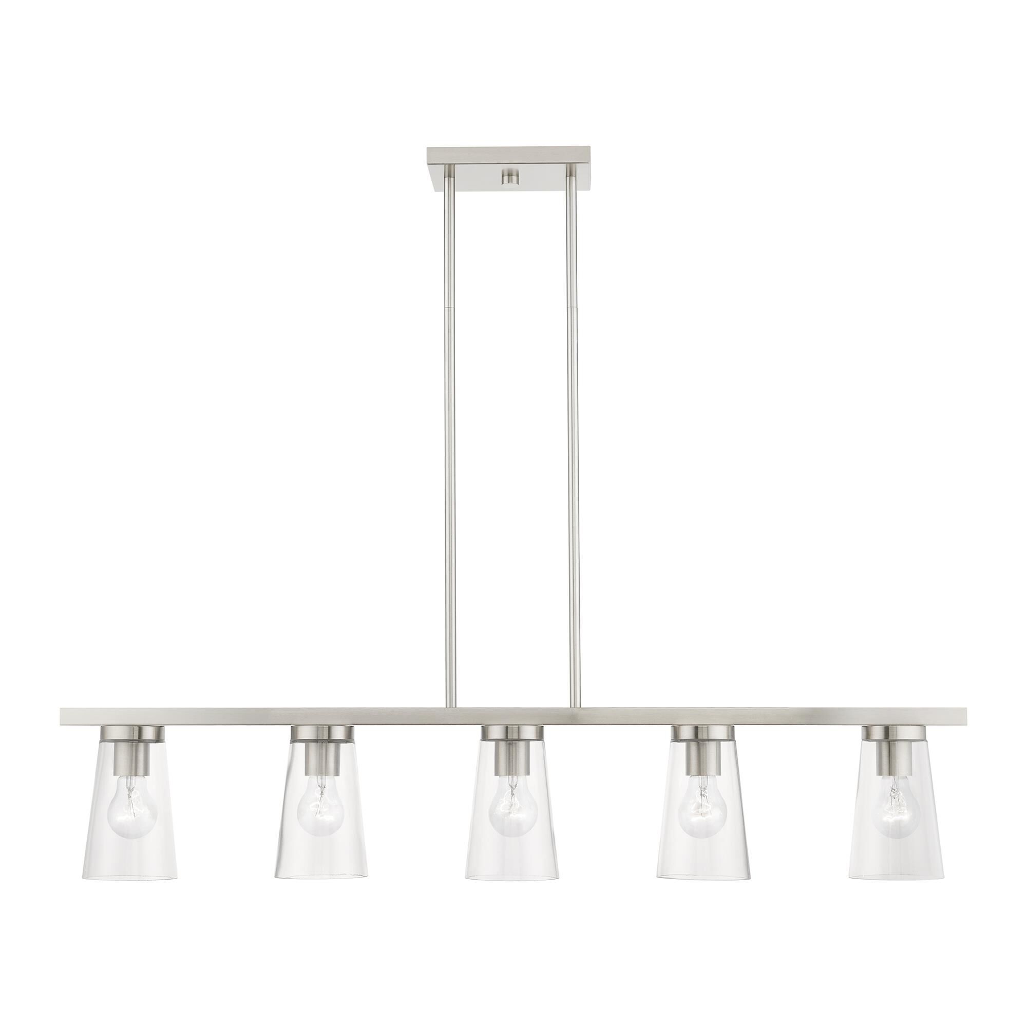 Cityview 40 Inch 5 Light Linear Suspension Light by Livex Lighting