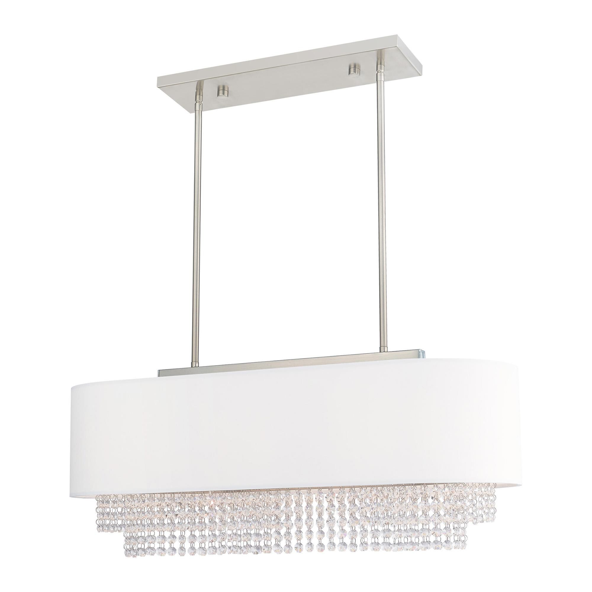 Carlisle 31 Inch 3 Light Linear Suspension Light by Livex Lighting
