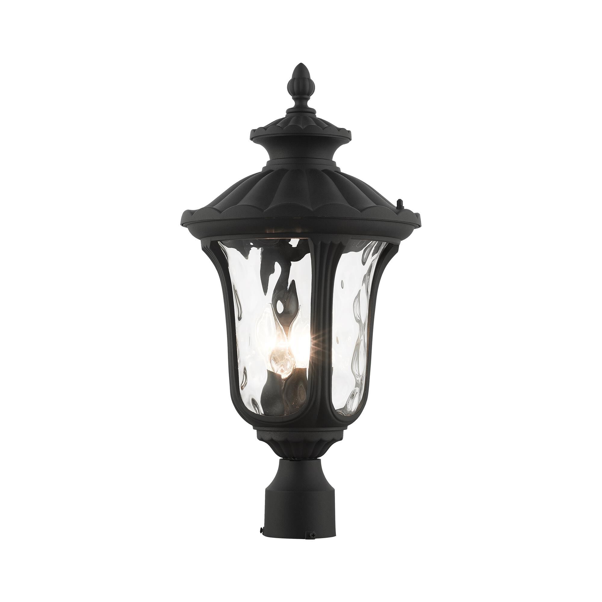 Photos - Floodlight / Street Light Livex Lighting Oxford 22 Inch Tall 3 Light Outdoor Post Lamp Oxford - 7859