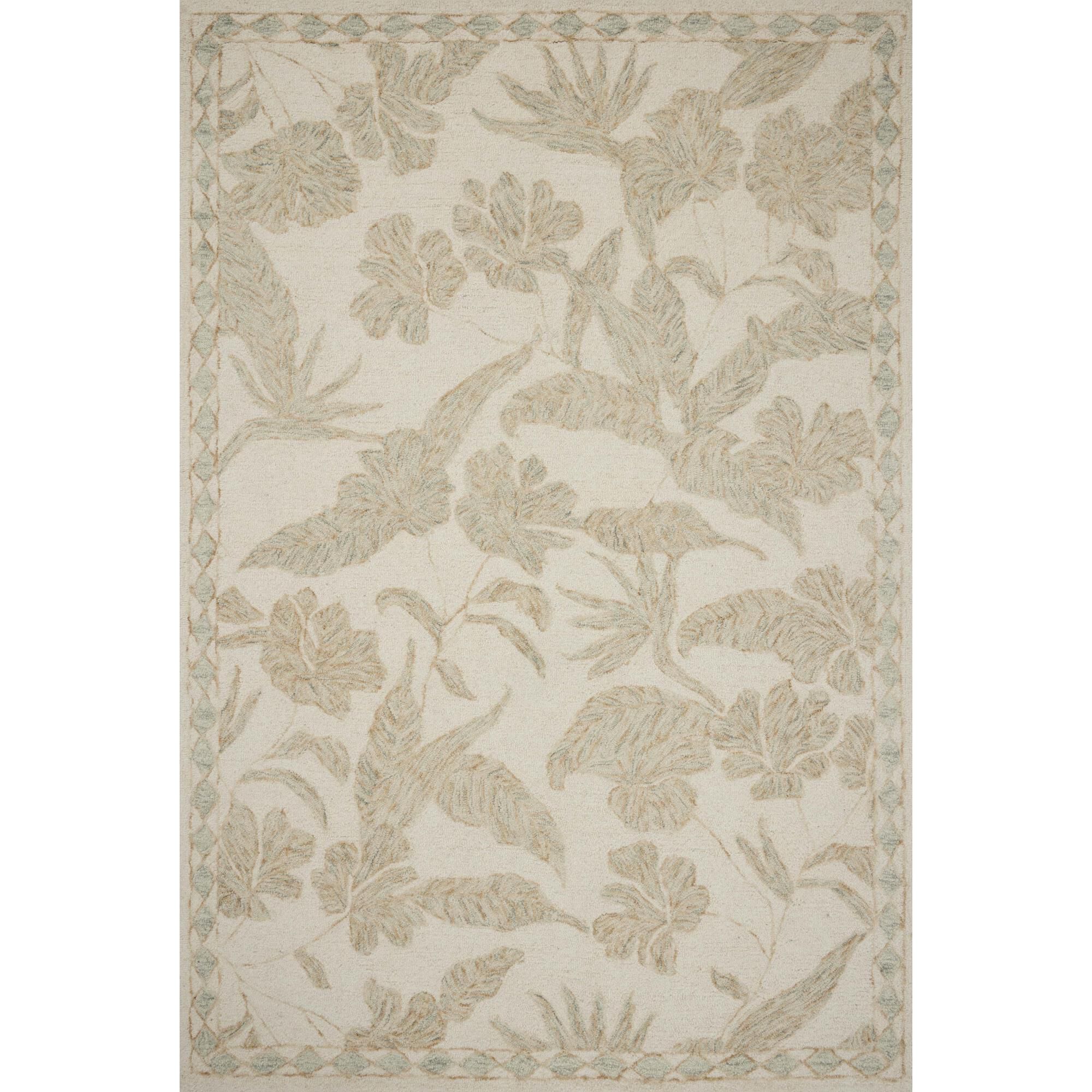 Loloi Rugs Lenore Hand Tufted Wool Area Rug Lenore - LENOLNO-01IVML5076 - Modern Contemporary