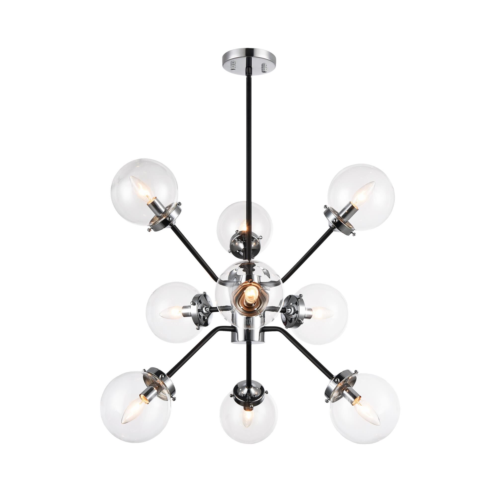 Maru 9 Light Chandelier by Matteo Lighting