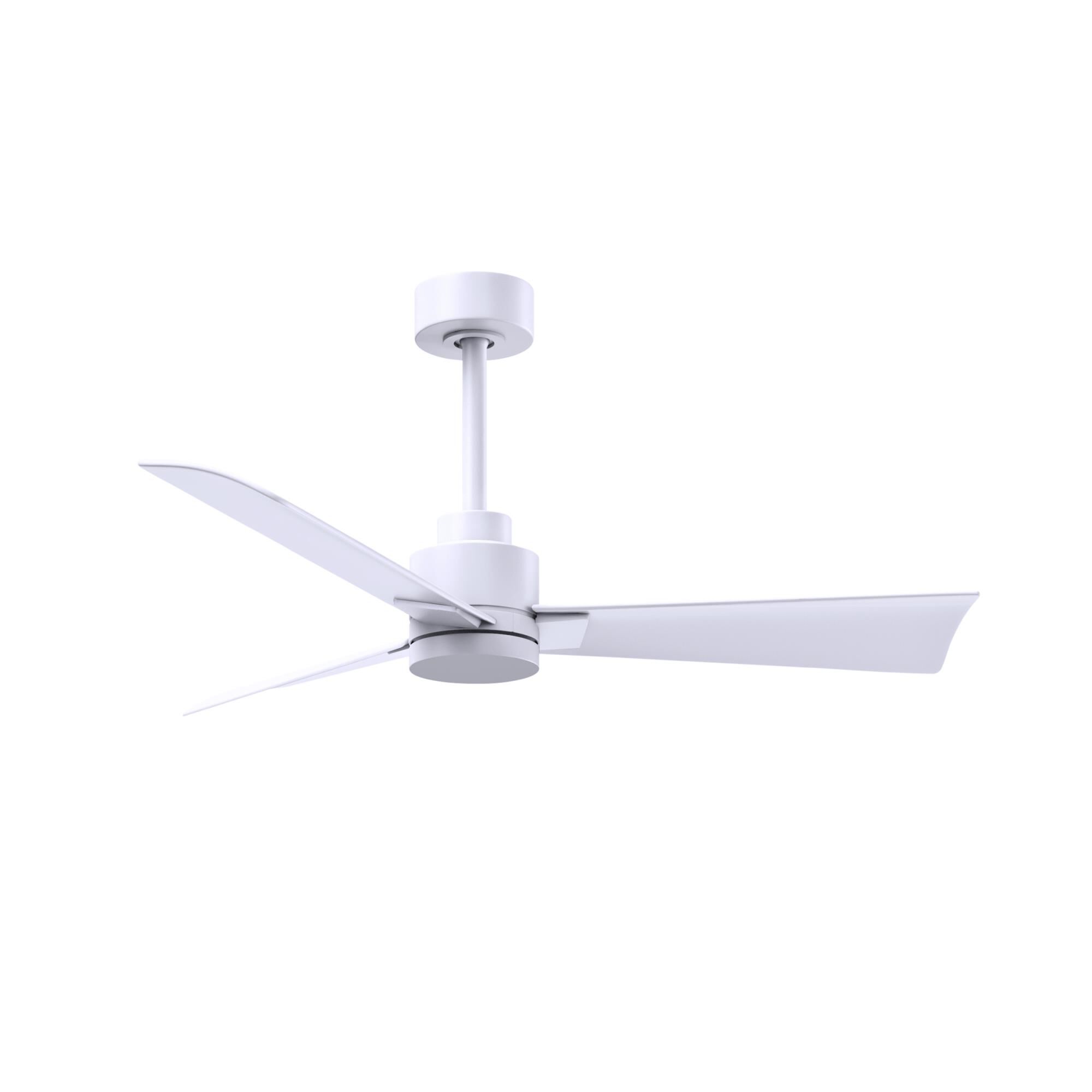 Photos - Fan Matthews  Company Alessandra 42 Inch Ceiling  Alessandra - AK-MWH-MWH-42 - Modern Contemporary AK-MWH-MWH-42