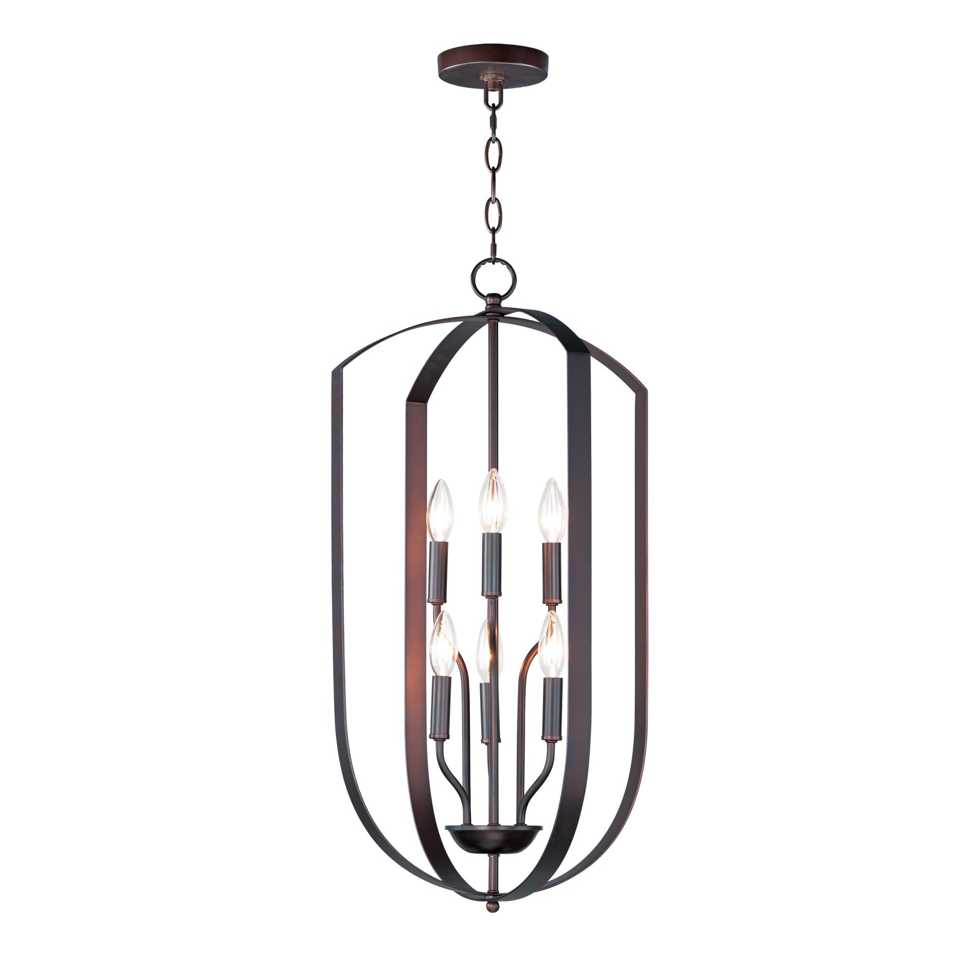 Photos - Chandelier / Lamp MAXIM Lighting Provident 15 Inch Cage Pendant Provident - 10039OI - Transitional 10039OI 