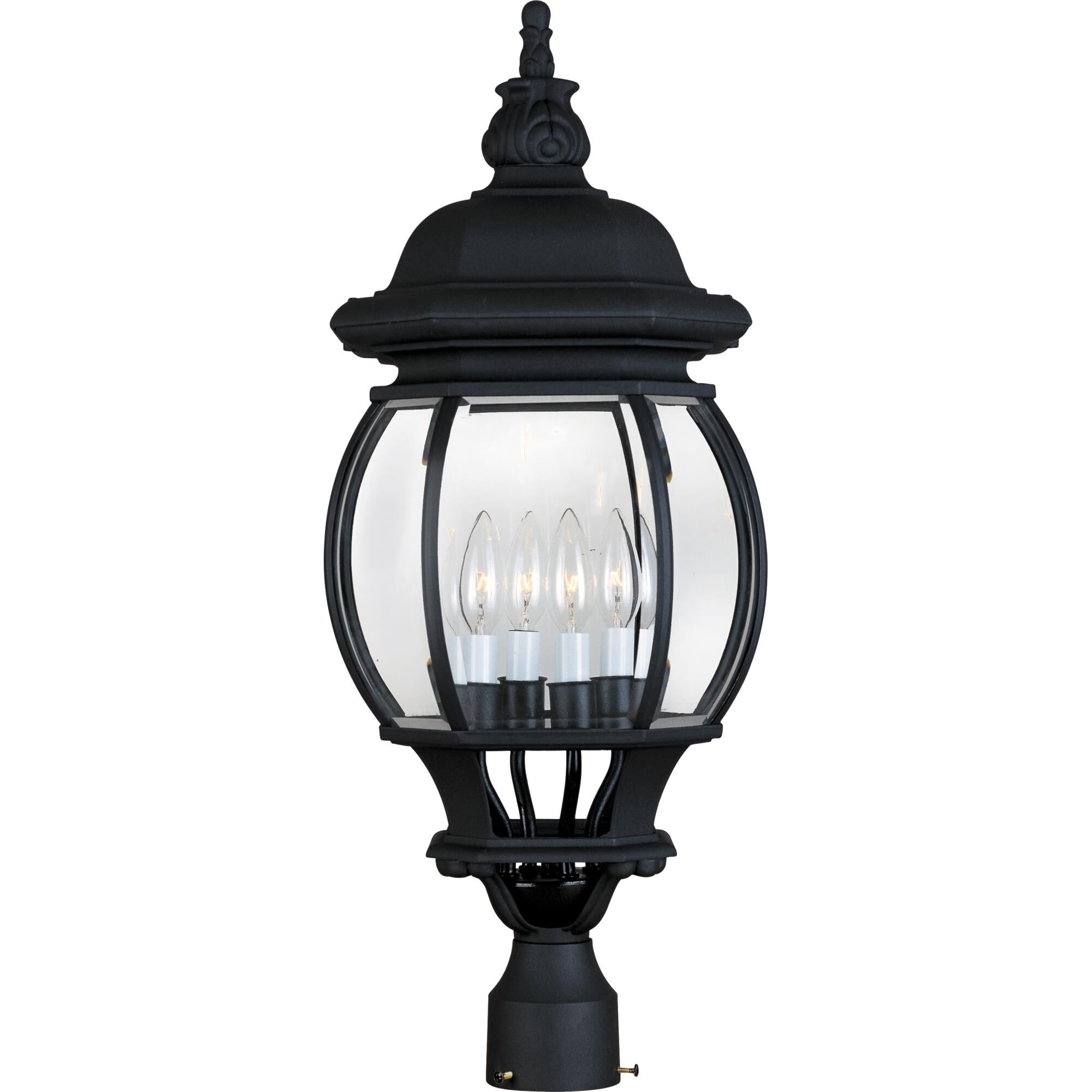 Photos - Floodlight / Street Light Maxim Lighting Crown Hill 27 Inch Tall 4 Light Outdoor Post Lamp Crown Hil