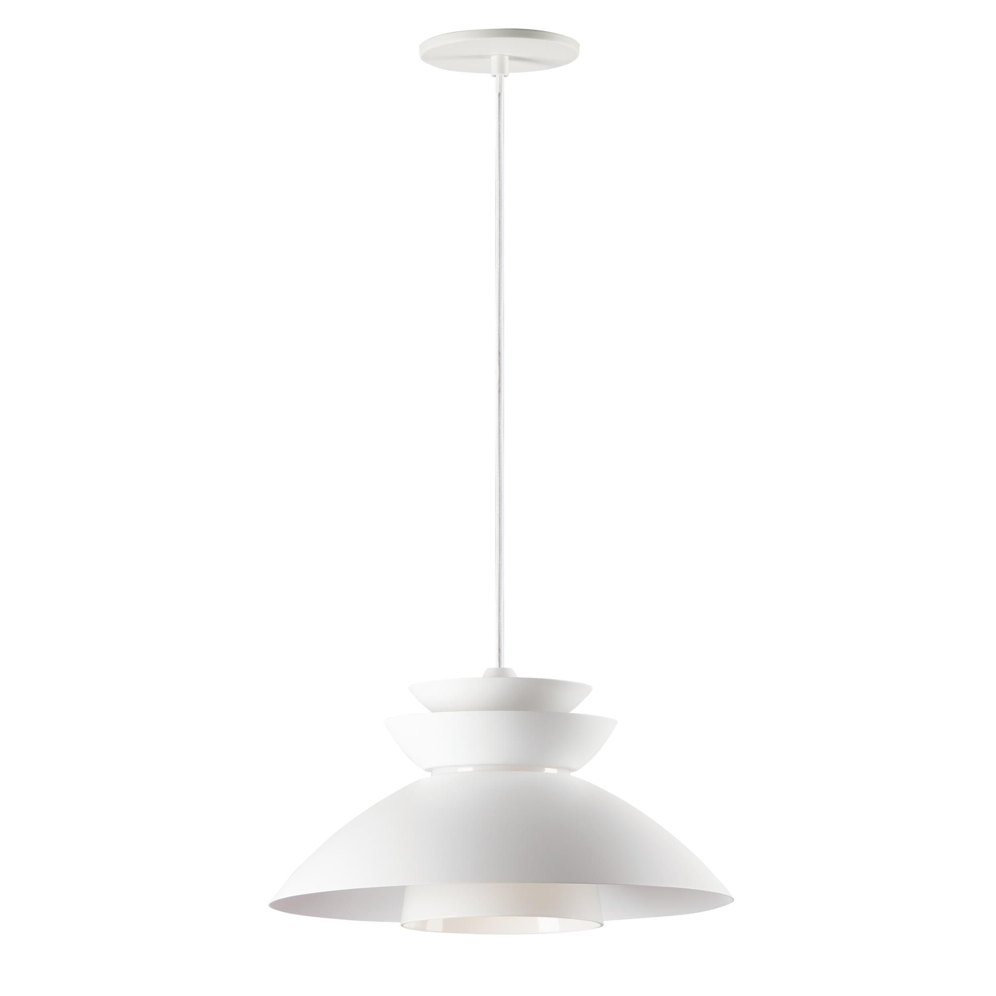 Photos - Chandelier / Lamp Maxim Lighting Nordic 14 Inch Large Pendant Nordic - 11359WTWT - Modern Contemporary 11359WTWT