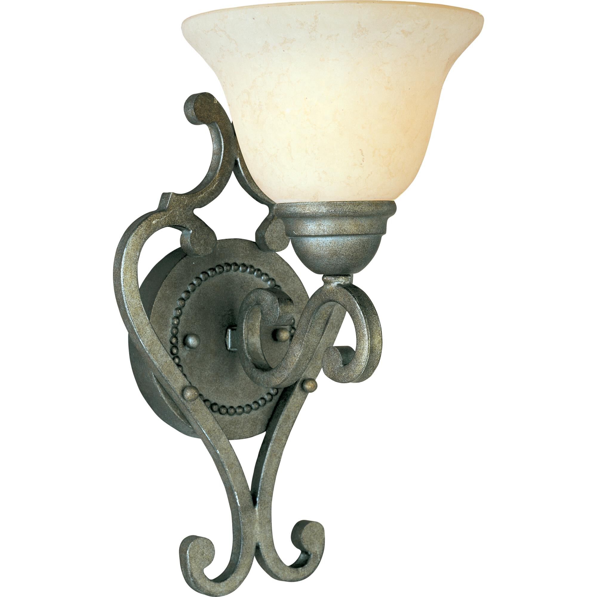 Photos - Chandelier / Lamp Maxim Lighting Manor 13 Inch Wall Sconce Manor - 12211FIOI - Traditional 1
