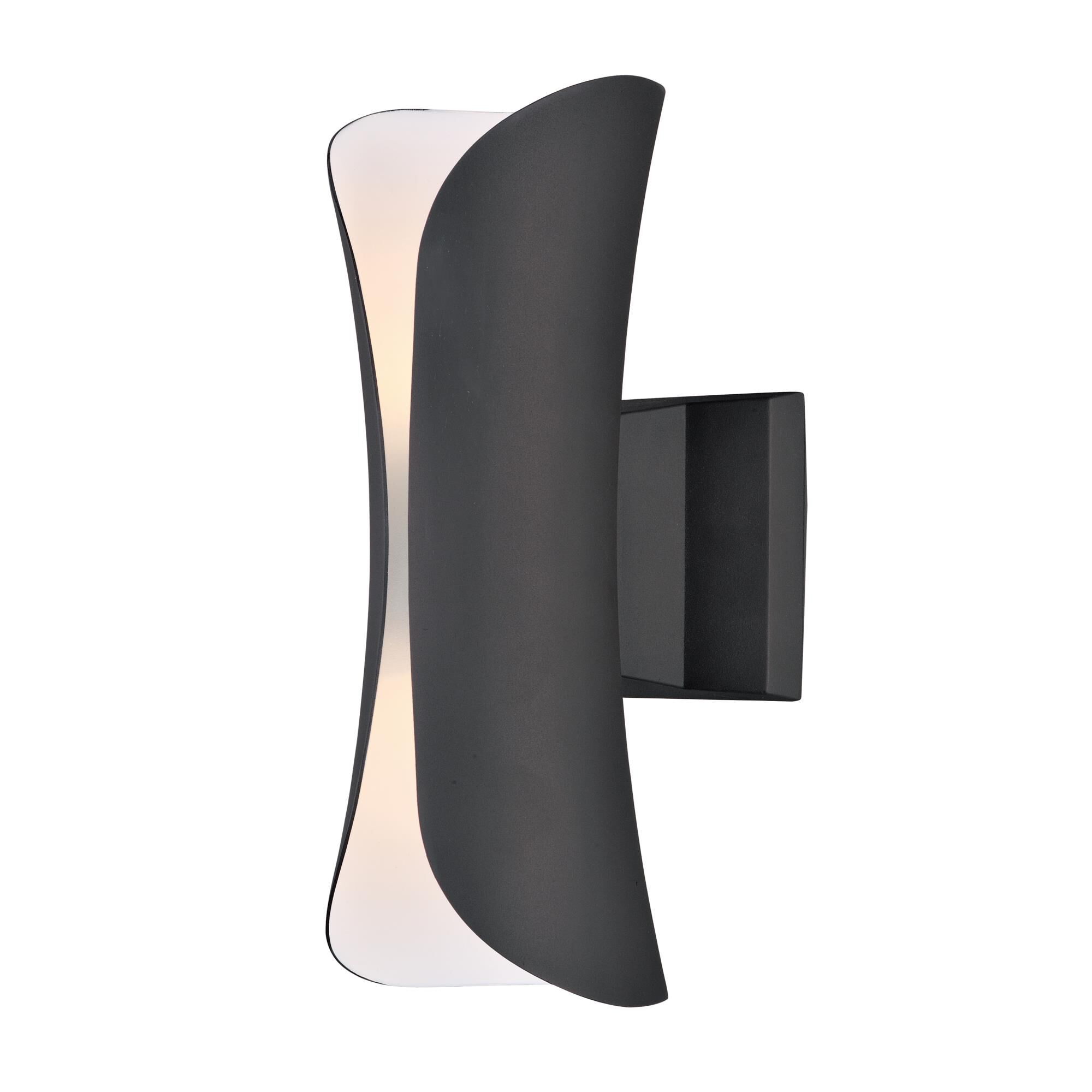 Photos - Chandelier / Lamp Maxim Lighting Scroll 13 Inch Tall 2 Light LED Outdoor Wall Light Scroll - 86145ABZ - Modern Contemporary 86145ABZ