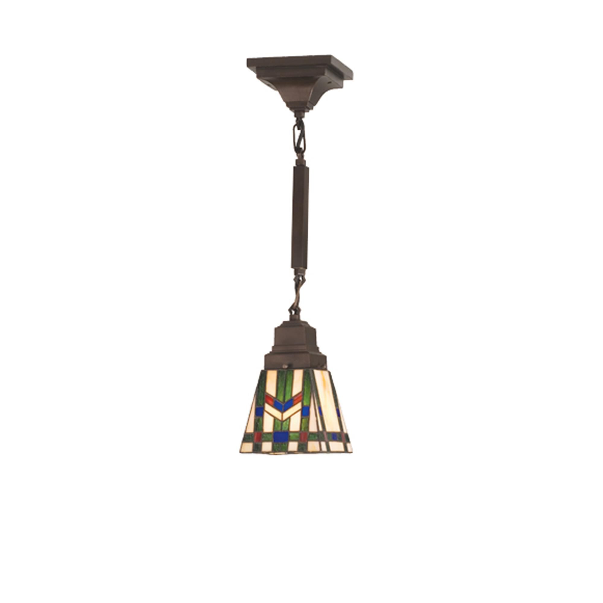 Meyda Lighting Prairie Wheat 7 Inch Mini Pendant Prairie Wheat - 71618 - Craftsman-Mission