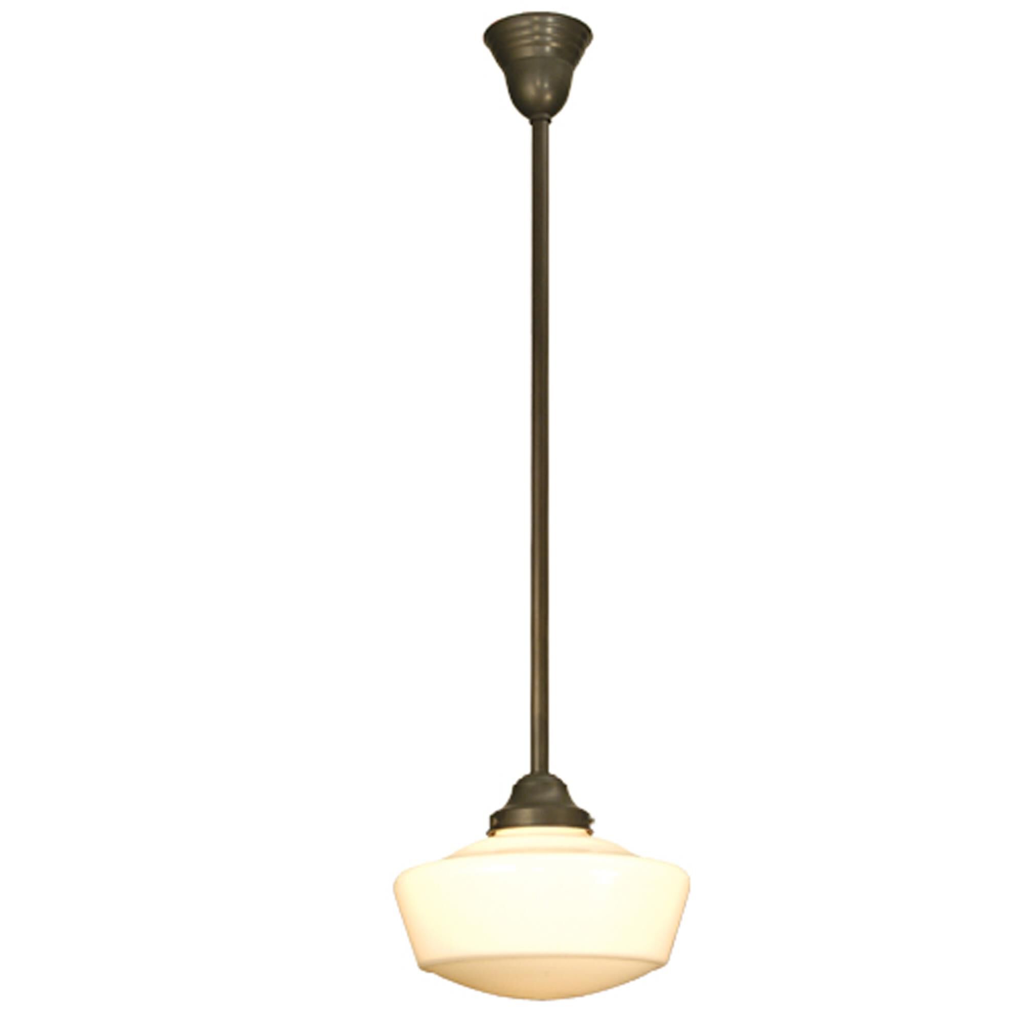 Meyda Lighting Schoolhouse With Traditional Globe 12 Inch Mini Pendant Schoolhouse With Traditional Globe - 78009 - Transitional