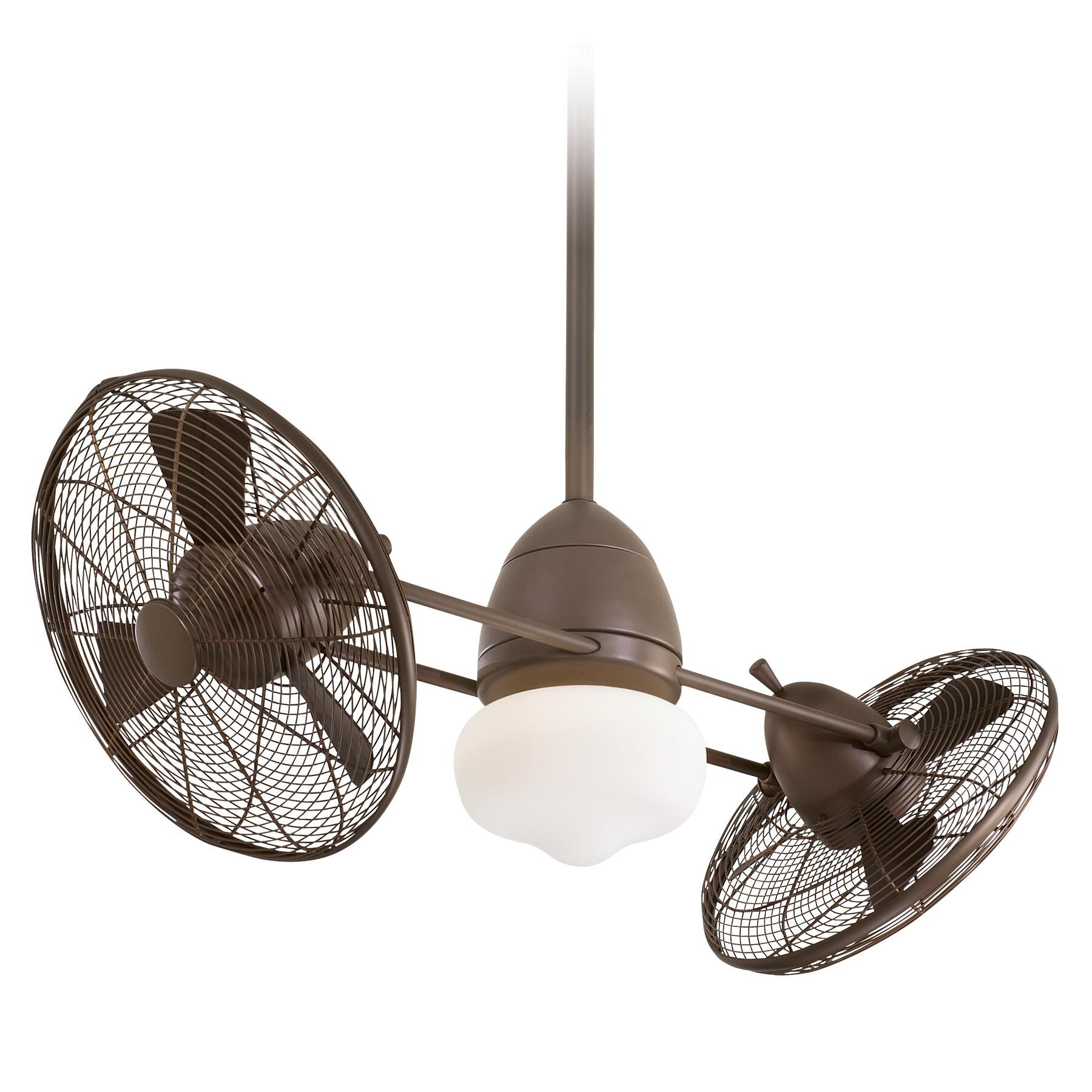 Photos - Fan Minka Aire Gyro Outdoor Rated 42 Inch Multi Head Ceiling  with Light Ki
