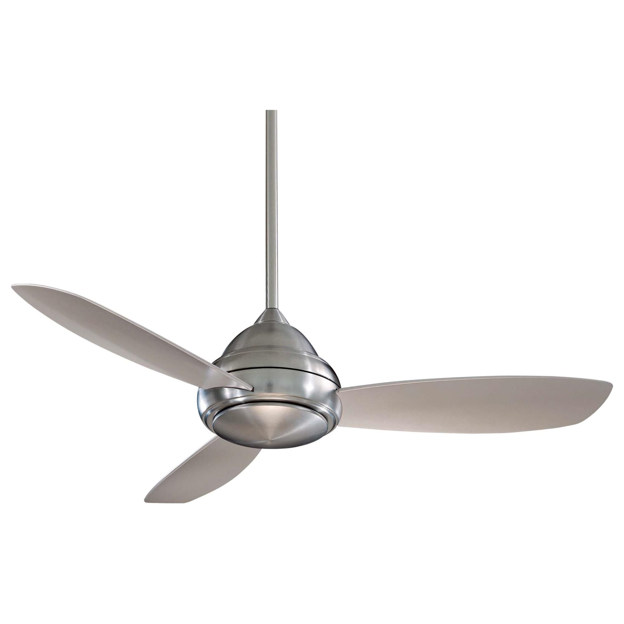 Photos - Fan Minka Aire Concept 52 Inch Ceiling with Light Kit Concept - F517L-BN - Modern Contemporary F517L-BN