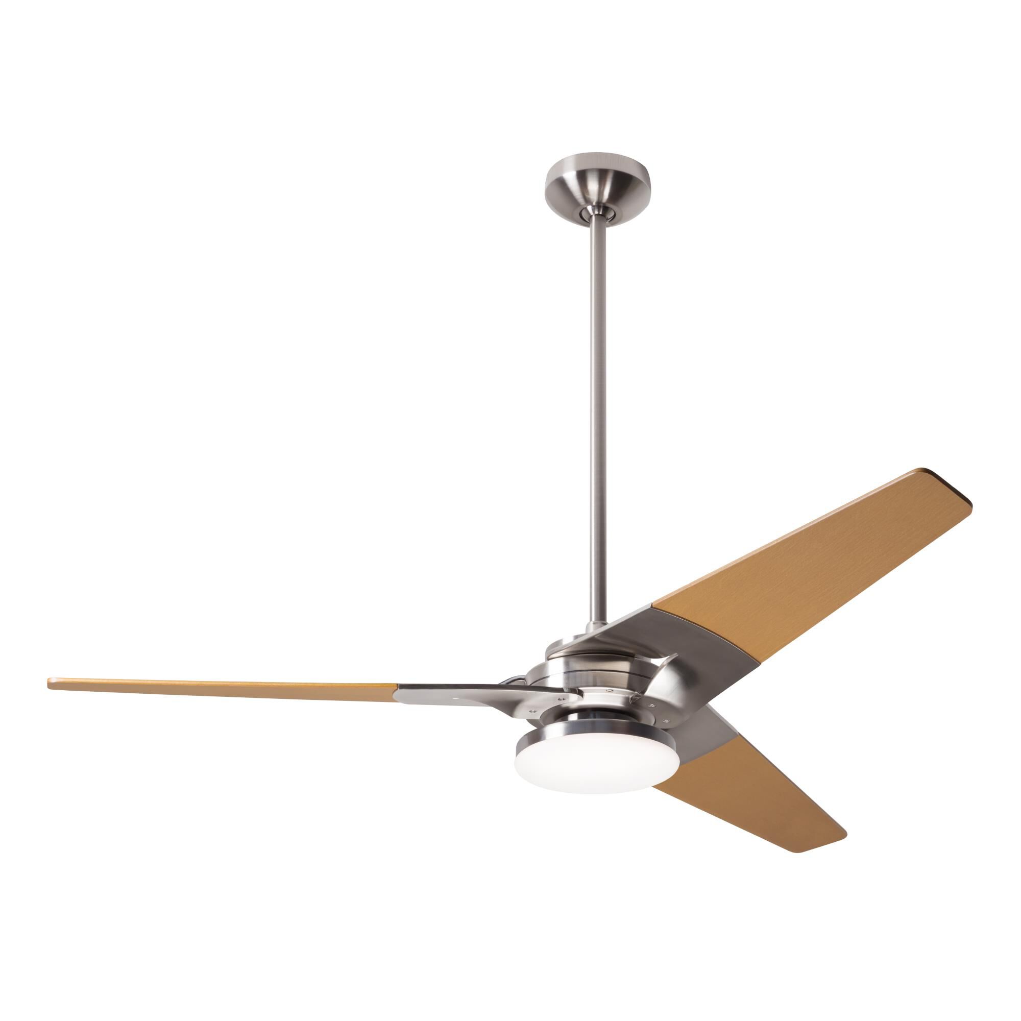 Modern Fan Company Torsion 52 Inch Ceiling Fan with Light Kit Torsion - TOR-BN-52-MP-272-004 - Modern Contemporary