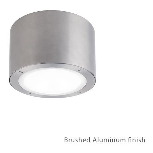 Modern Forms FM-W9100-40-AL Vessel LED 5.5 inch Brushed Aluminum Flush Mount Ceiling Light in 4000K