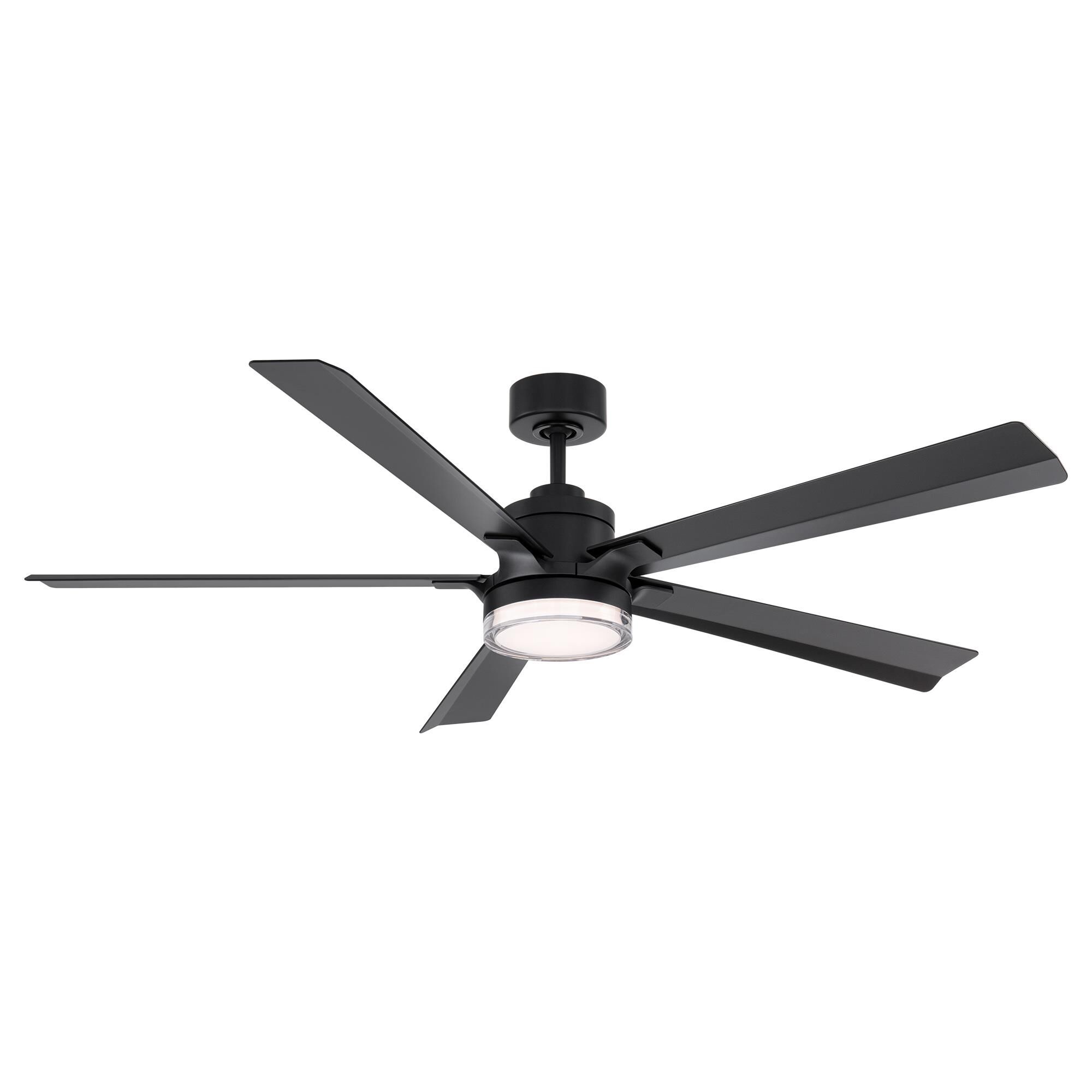 Modern Forms Radiant 64 Inch Ceiling Fan with Light Kit Radiant - FR-D2603-64L-MB - Modern Contemporary