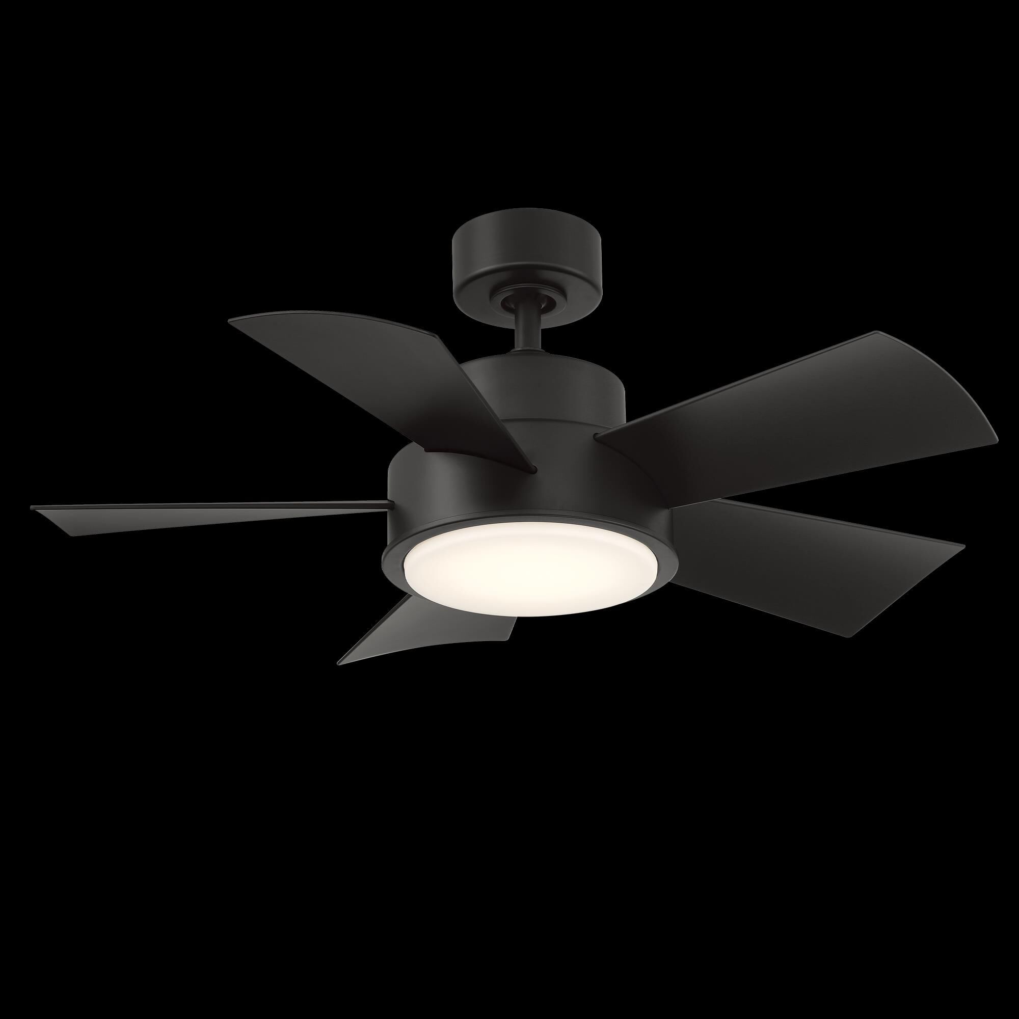 Photos - Fan Modern Forms Vox Ceiling  Vox - FR-W1802-38L-MB - Modern Contemporary F