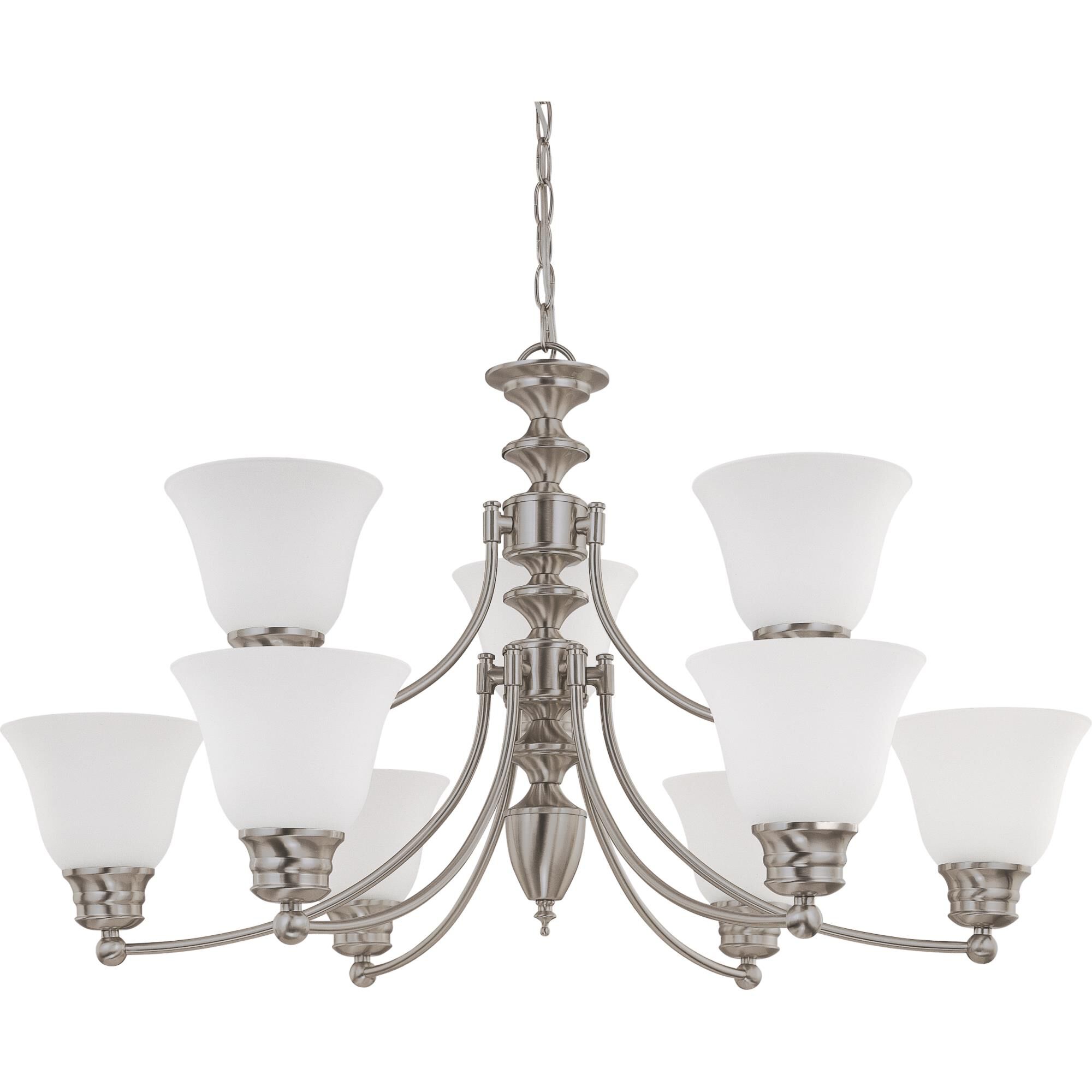 Empire 32 Inch 9 Light Chandelier by Nuvo Lighting