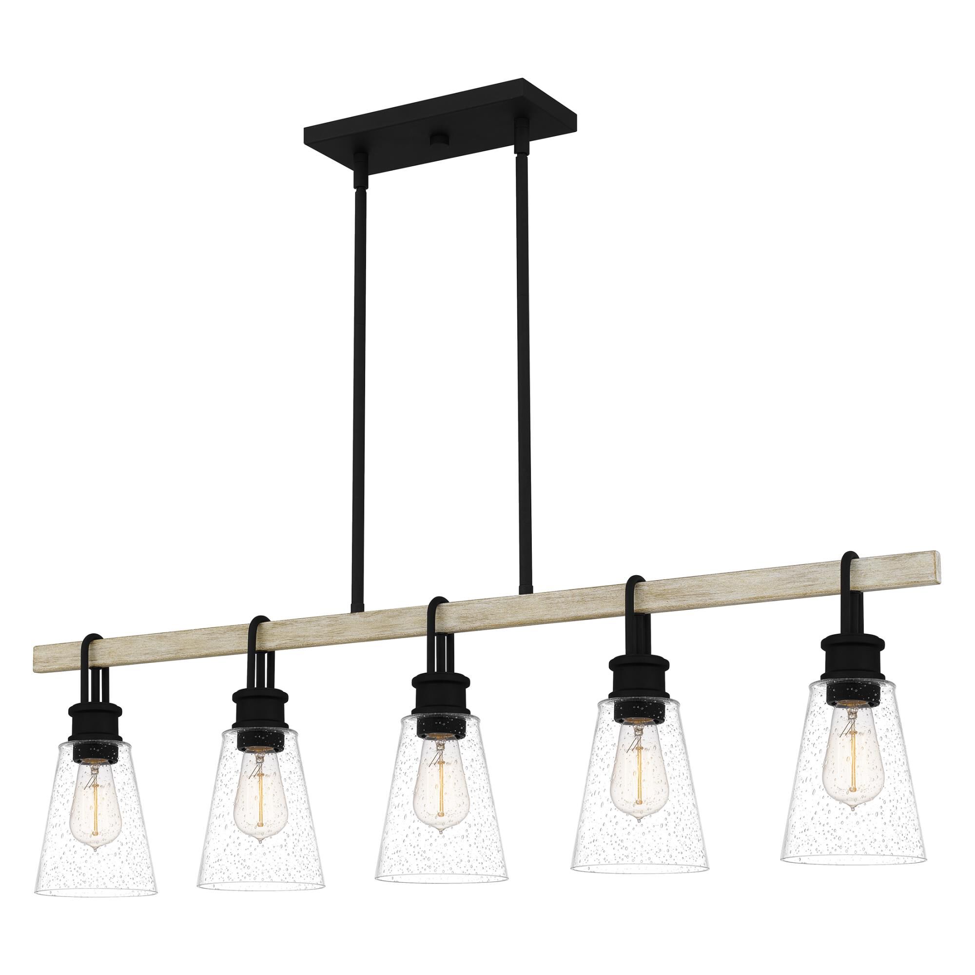 Kingsbridge 42 Inch 5 Light Linear Suspension Light by Quoizel