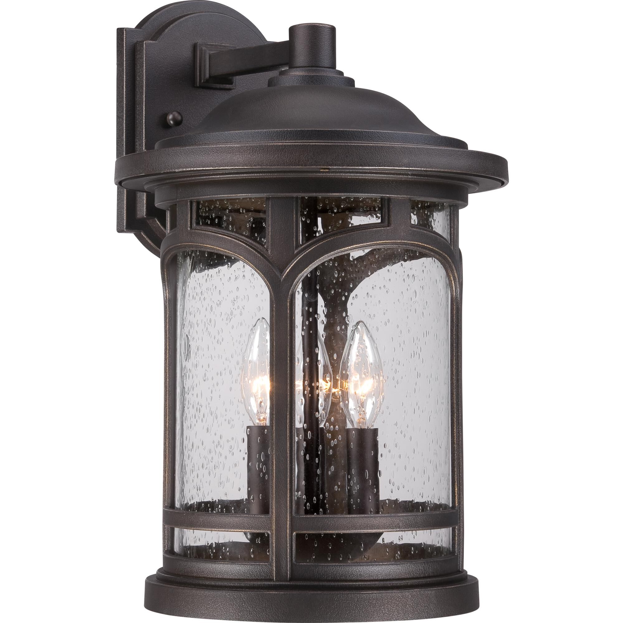 Photos - Chandelier / Lamp Quoizel Marblehead 17 Inch Tall 3 Light Outdoor Wall Light Marblehead - MB 