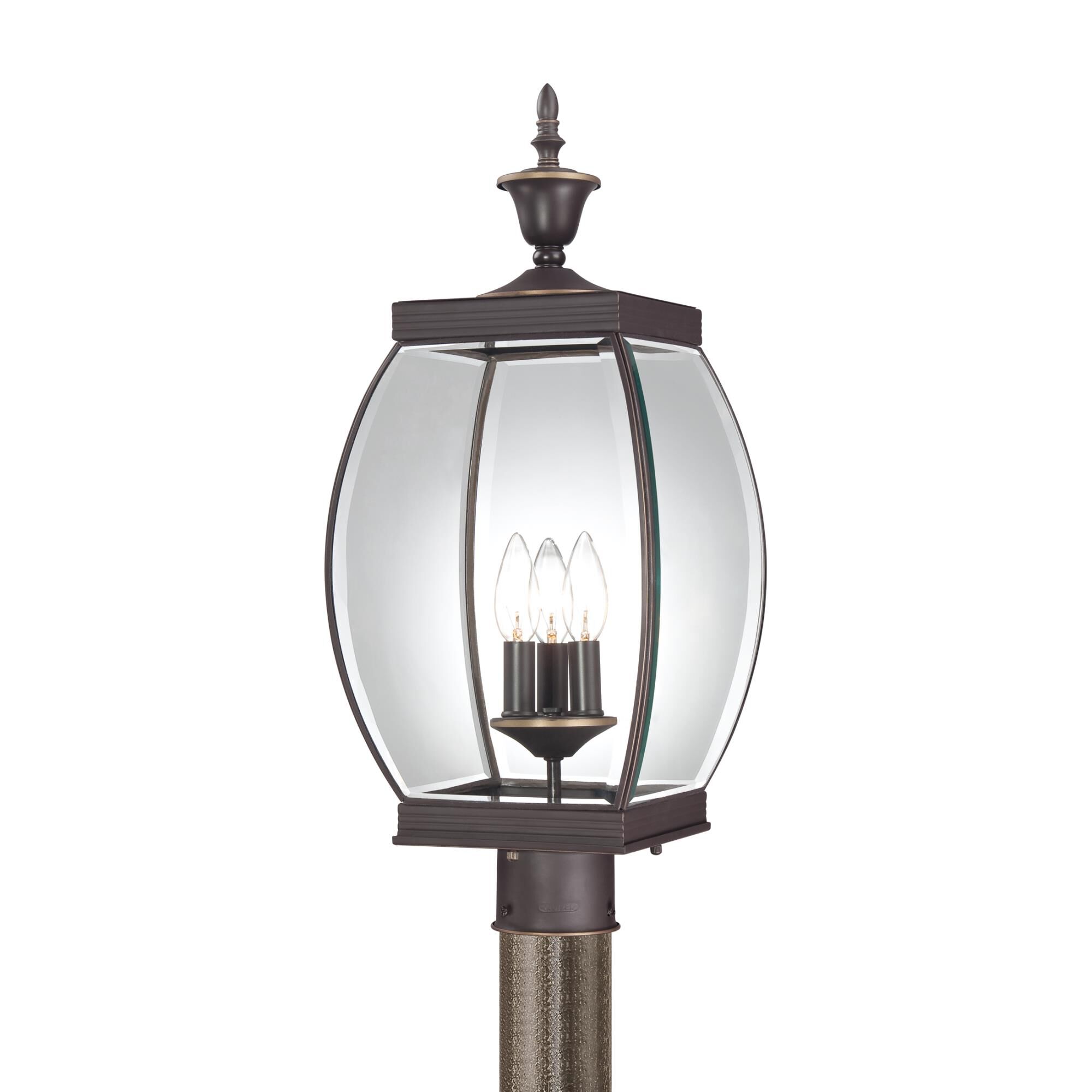 Photos - Floodlight / Garden Lamps Quoizel Oasis 22 Inch Tall 3 Light Outdoor Post Lamp Oasis - OAS9009Z - Tr 