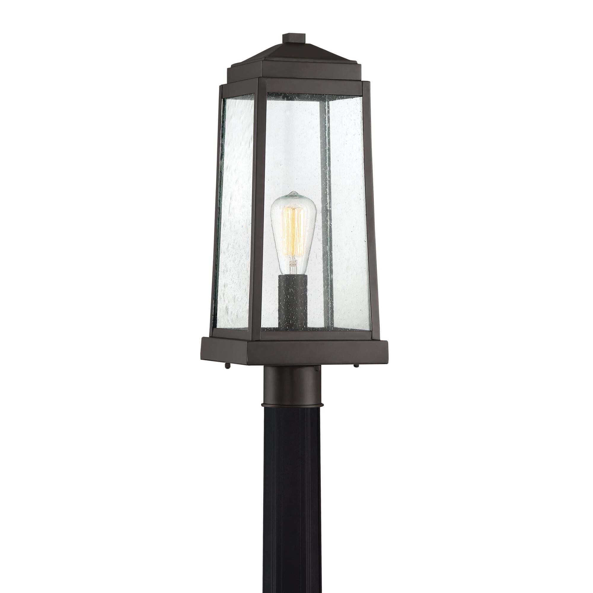 Photos - Floodlight / Garden Lamps Quoizel Ravenel 20 Inch Tall Outdoor Post Lamp Ravenel - RNL9008WT - Trans 