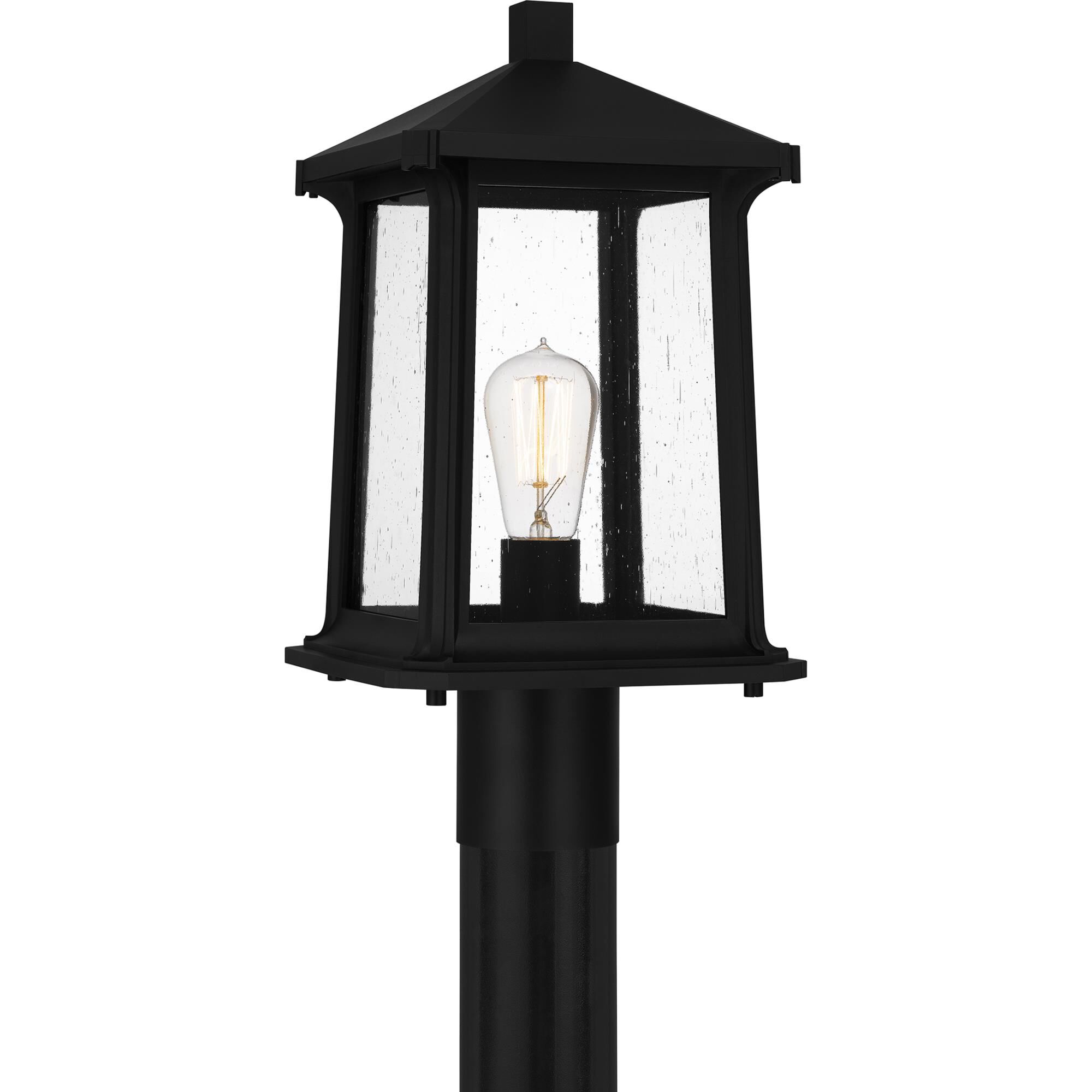 Photos - Floodlight / Garden Lamps Quoizel Satterfield 16 Inch Tall Outdoor Post Lamp Satterfield - SAT9009MB 