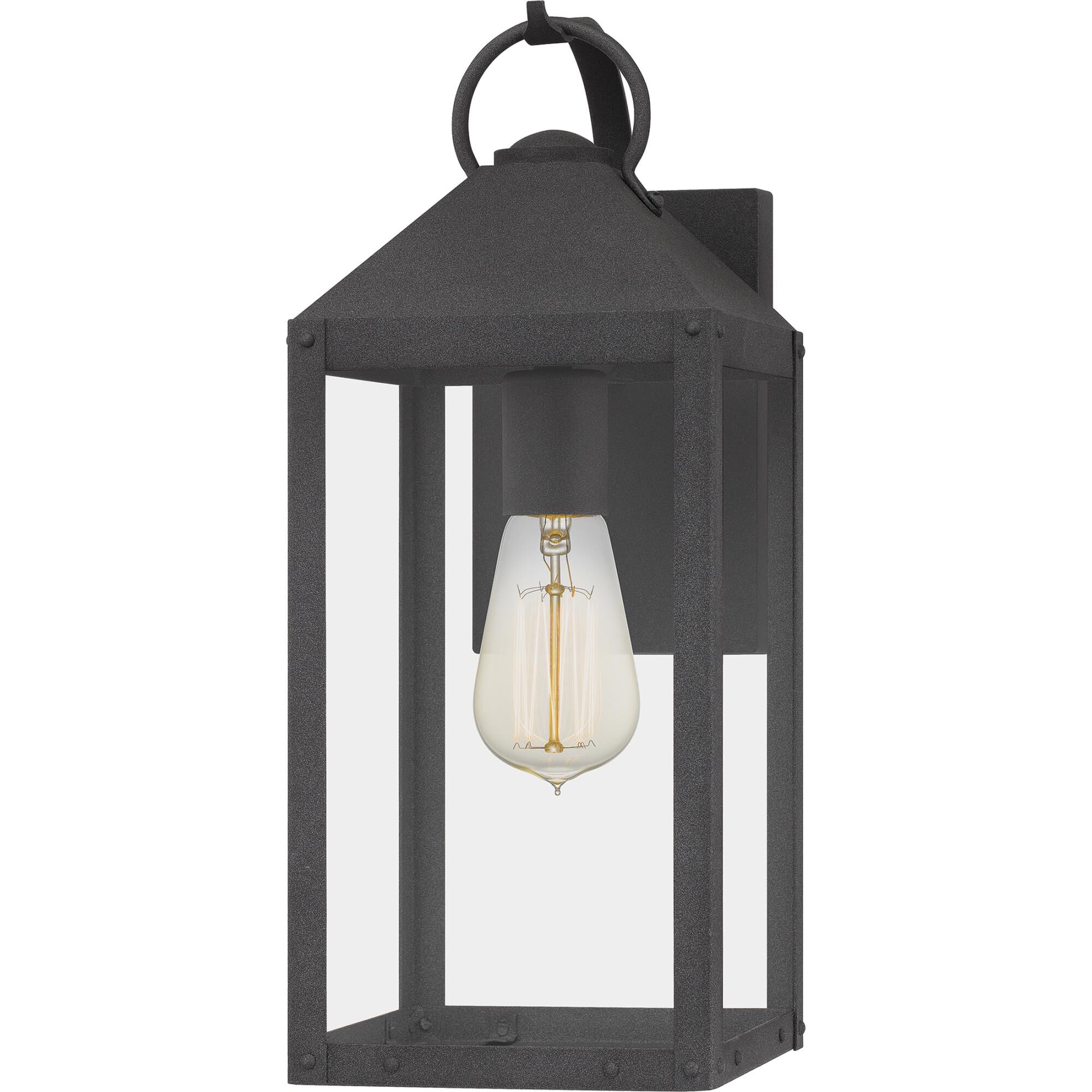 Photos - Chandelier / Lamp Quoizel Thorpe 15 Inch Tall Outdoor Wall Light Thorpe - TPE8406MB - Transi 