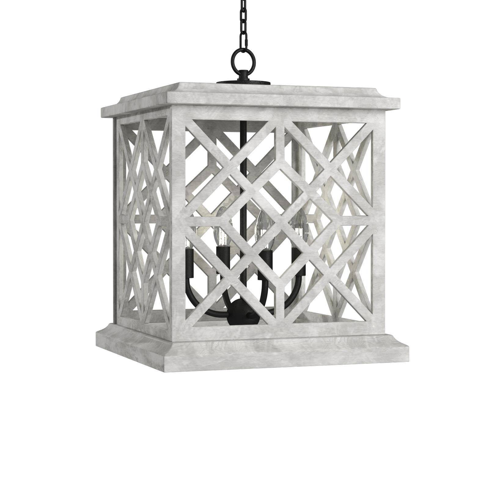 Regina Andrew Chatham 18 Inch Cage Pendant Chatham - 16-1364WT - Transitional
