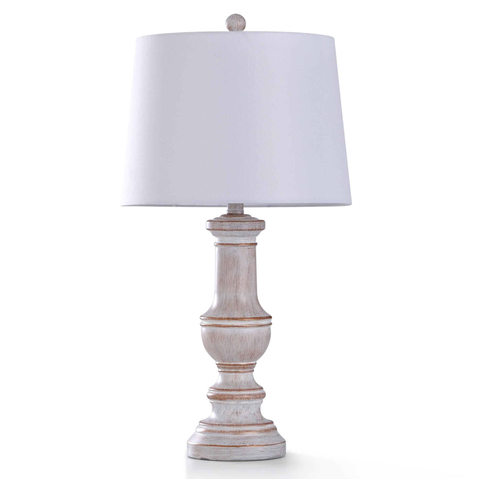 stylecraft malta 27 inch table lamp malta - l330154ds - transitional
