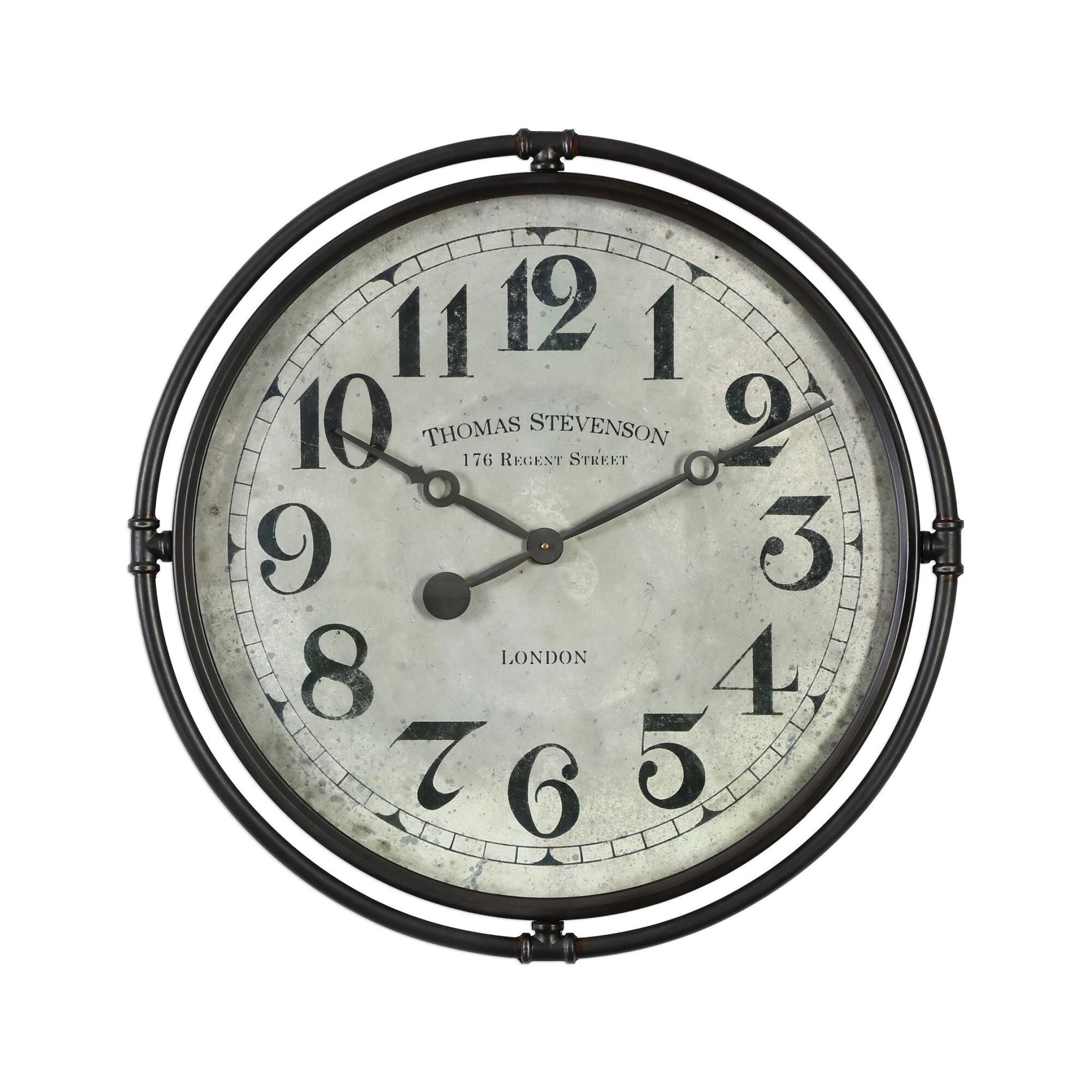 Uttermost Nakul Wall Clock Nakul - 06449 - Industrial