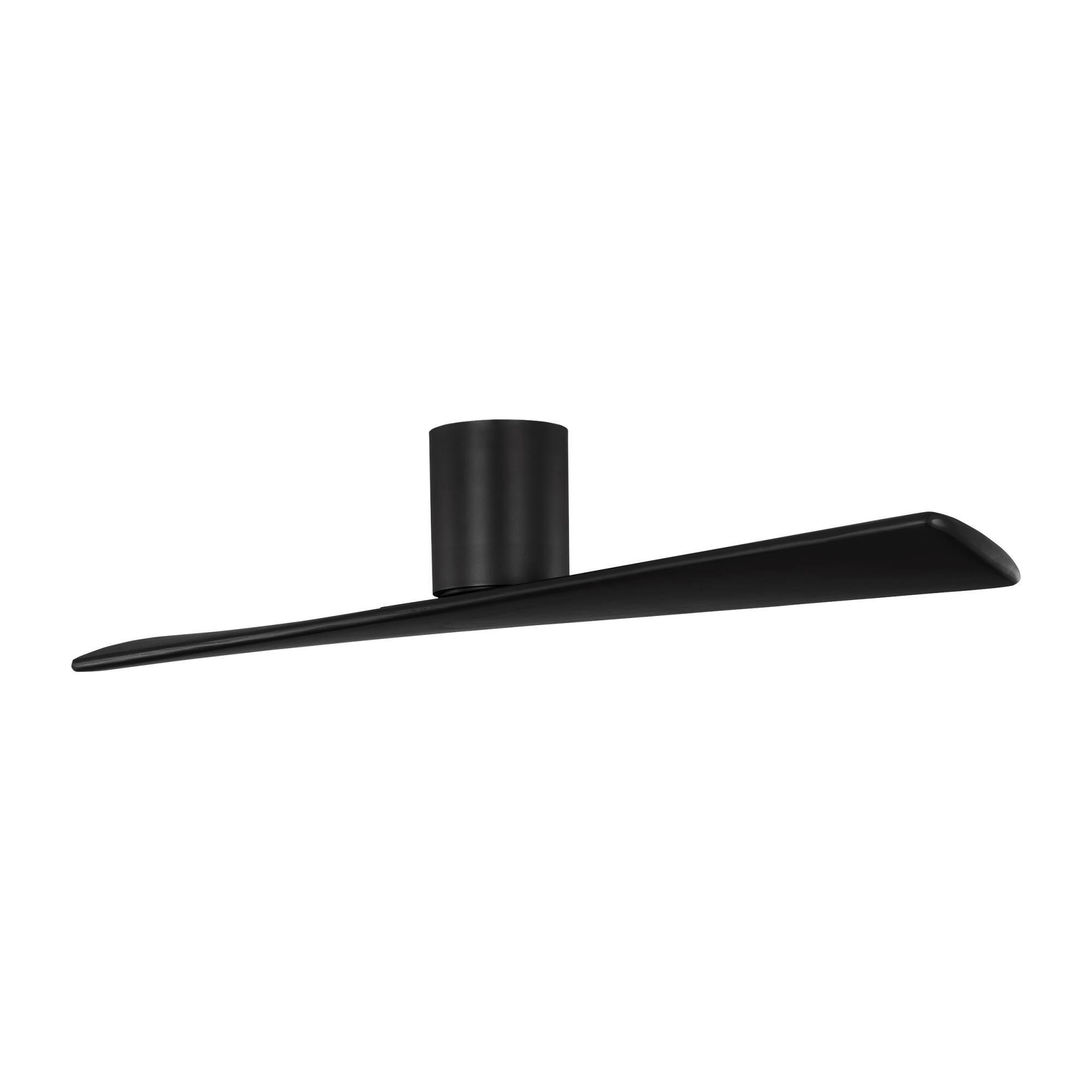 Visual Comfort Fan Collection Peter Bristol Plank Smart 52 Inch Flush Mount Fan Plank Smart - 2PLSMH52MBK - Modern Contemporary
