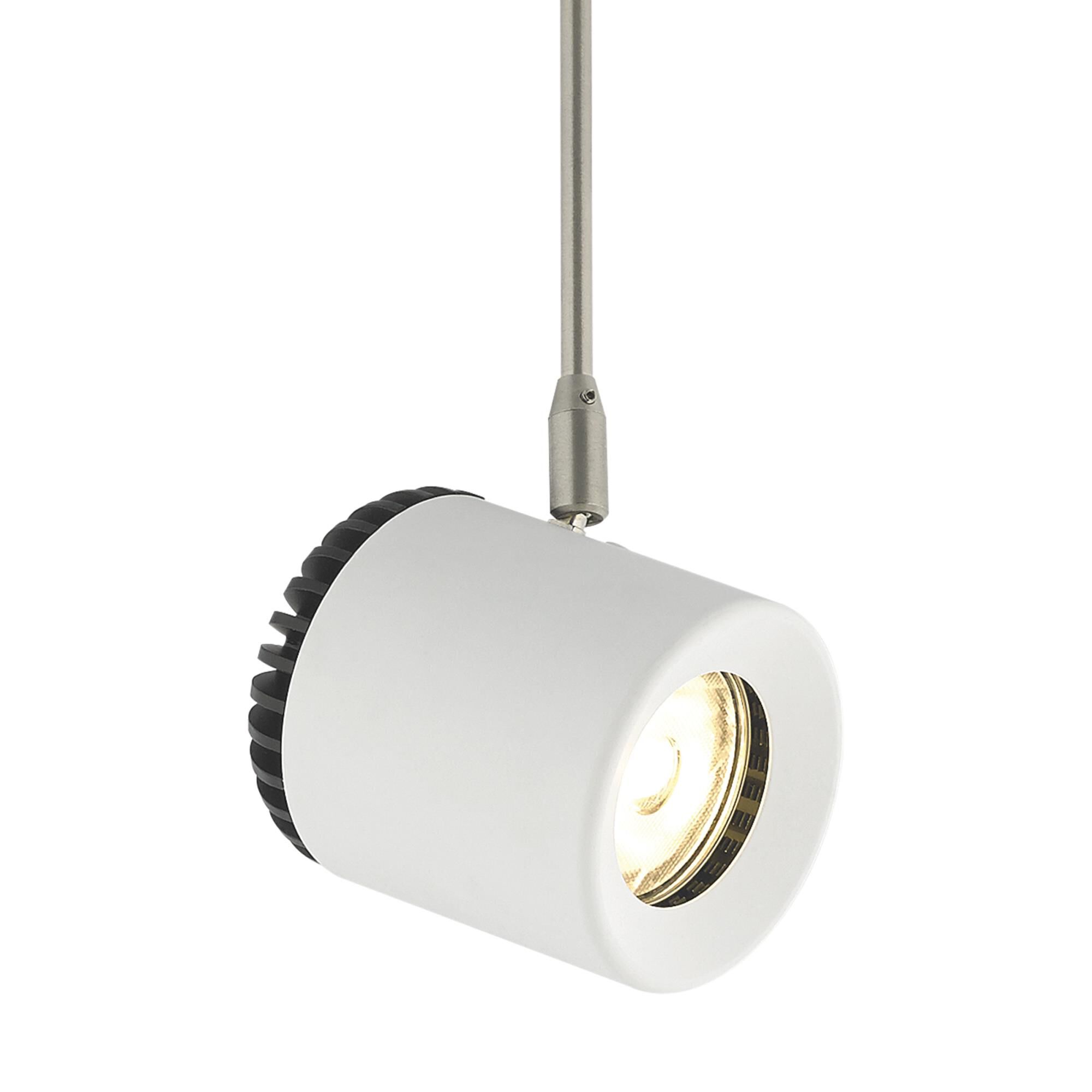 Visual Comfort Modern Collection 700MPBRK8272006W Sean Lavin Burk 1 Light 120 White Low-Voltage Track Head Ceiling Light in Monopoint, 6 inch, 20 Degr
