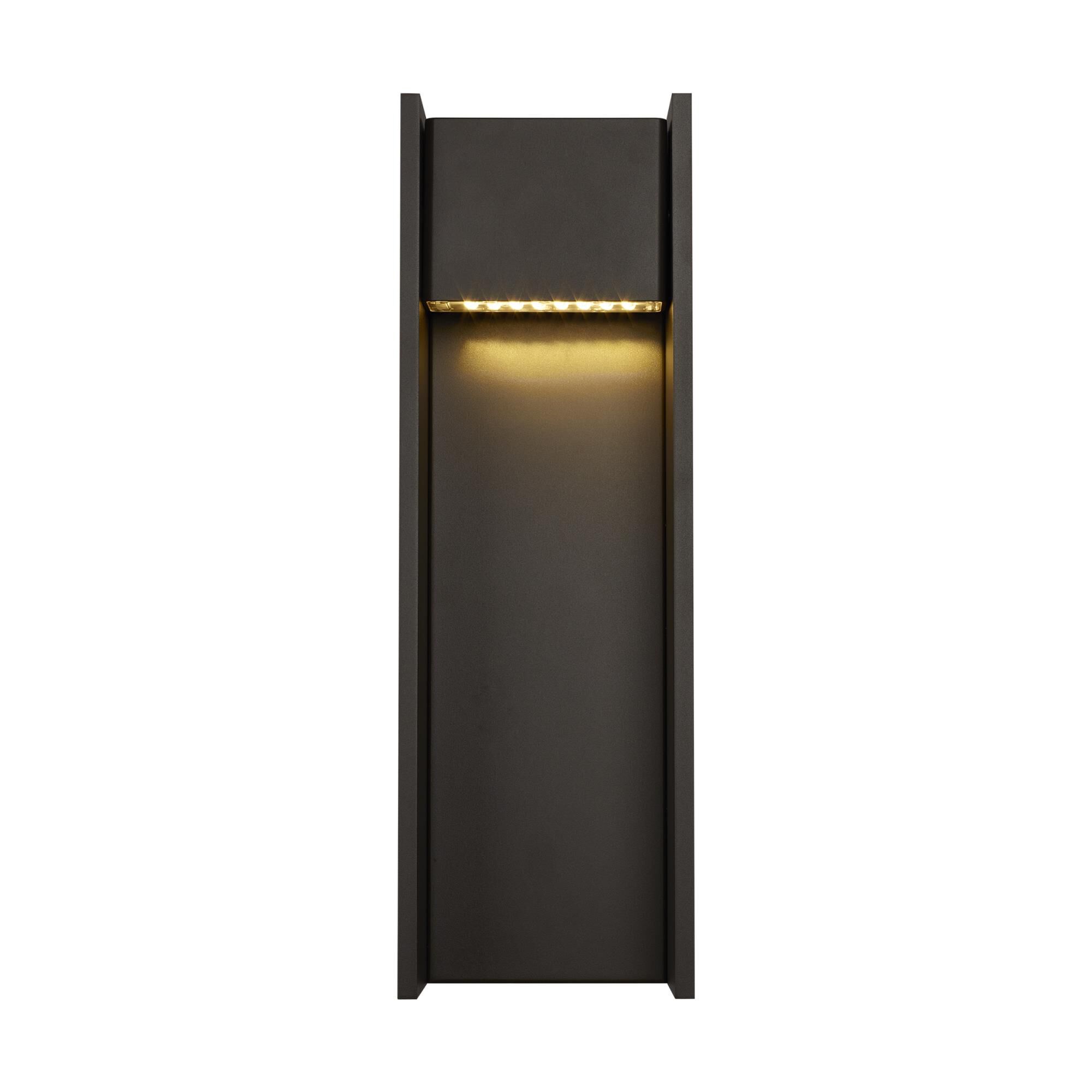 Visual Comfort Modern Collection 700OWZUR92724ZUNVA Sean Lavin Zur LED 24 inch Bronze Outdoor Wall Light in LED 90 CRI 2700K, No Options, Integrated L