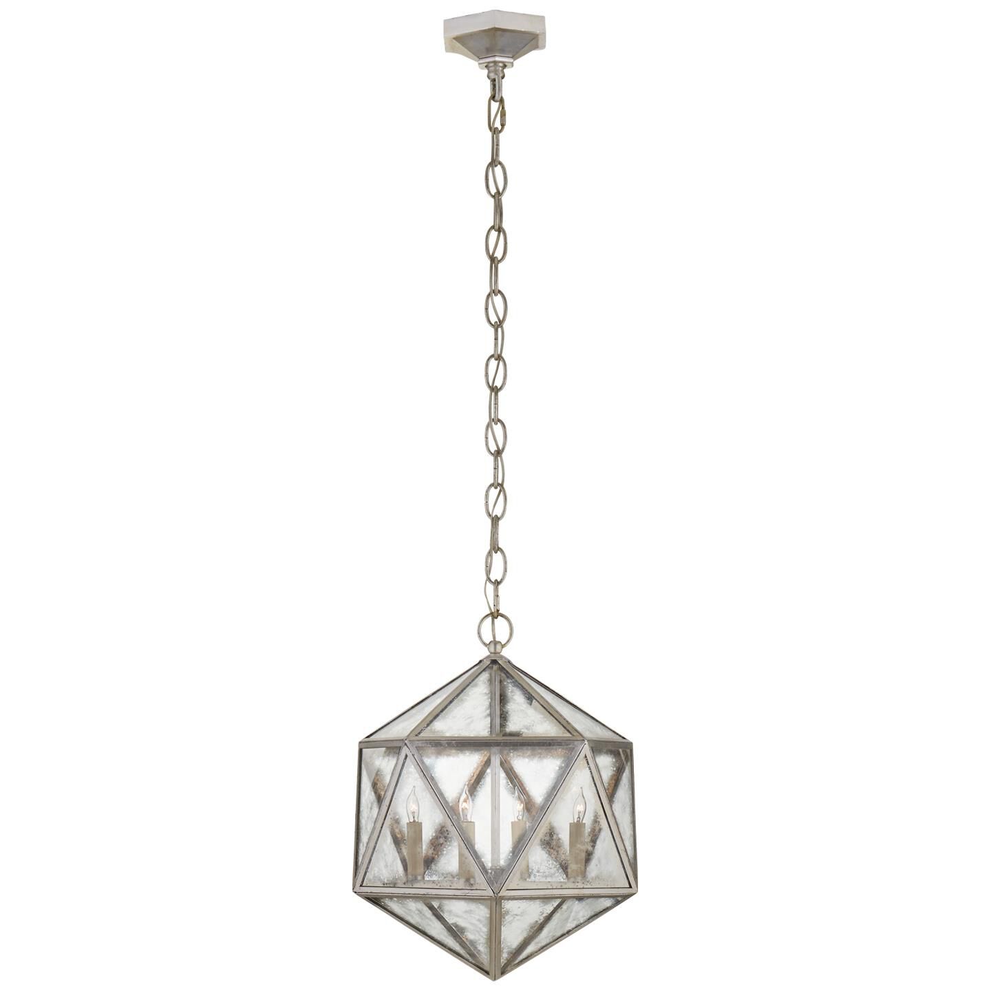 Visual Comfort Signature Collection Chapman & Myers Zeno 16 Inch Large Pendant Zeno - CHC 5201BSL-AM - Transitional