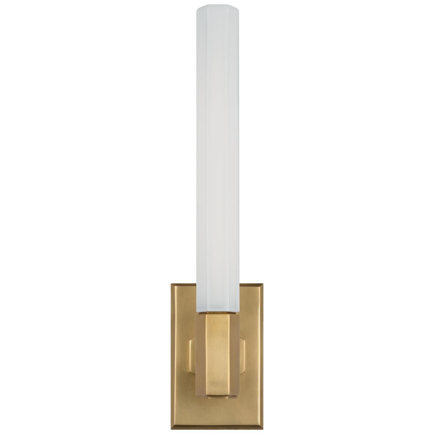 Visual Comfort Signature Collection Chapman & Myers Hawthorne 13 Inch Bath Vanity Light Hawthorne - CHD 2040PN-WG - Traditional