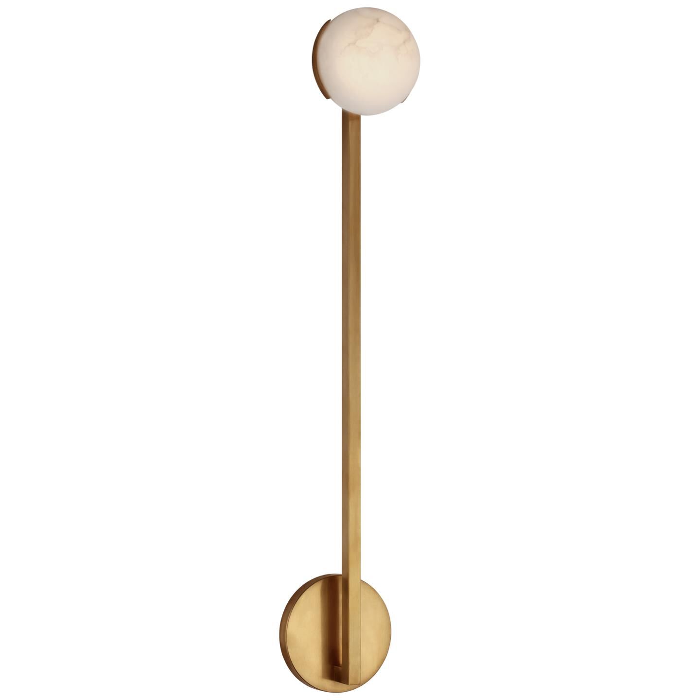 Visual Comfort Signature Collection Kelly Wearstler Pedra 26 Inch LED Wall Sconce Pedra - KW 2621AB-ALB - Modern Contemporary