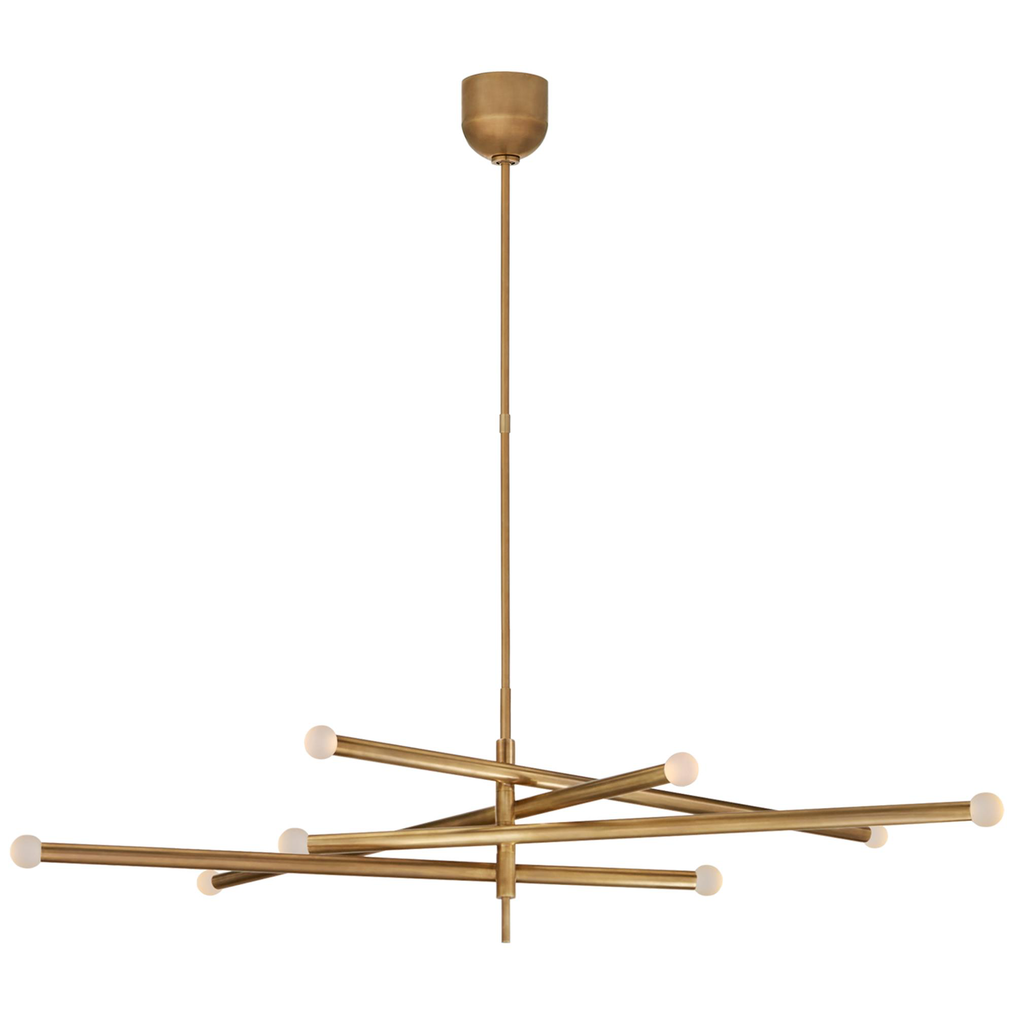 Visual Comfort Signature Collection Kelly Wearstler Rousseau 3 Inch LED Mini Chandelier Rousseau - KW 5589AB-ECG - Art Deco