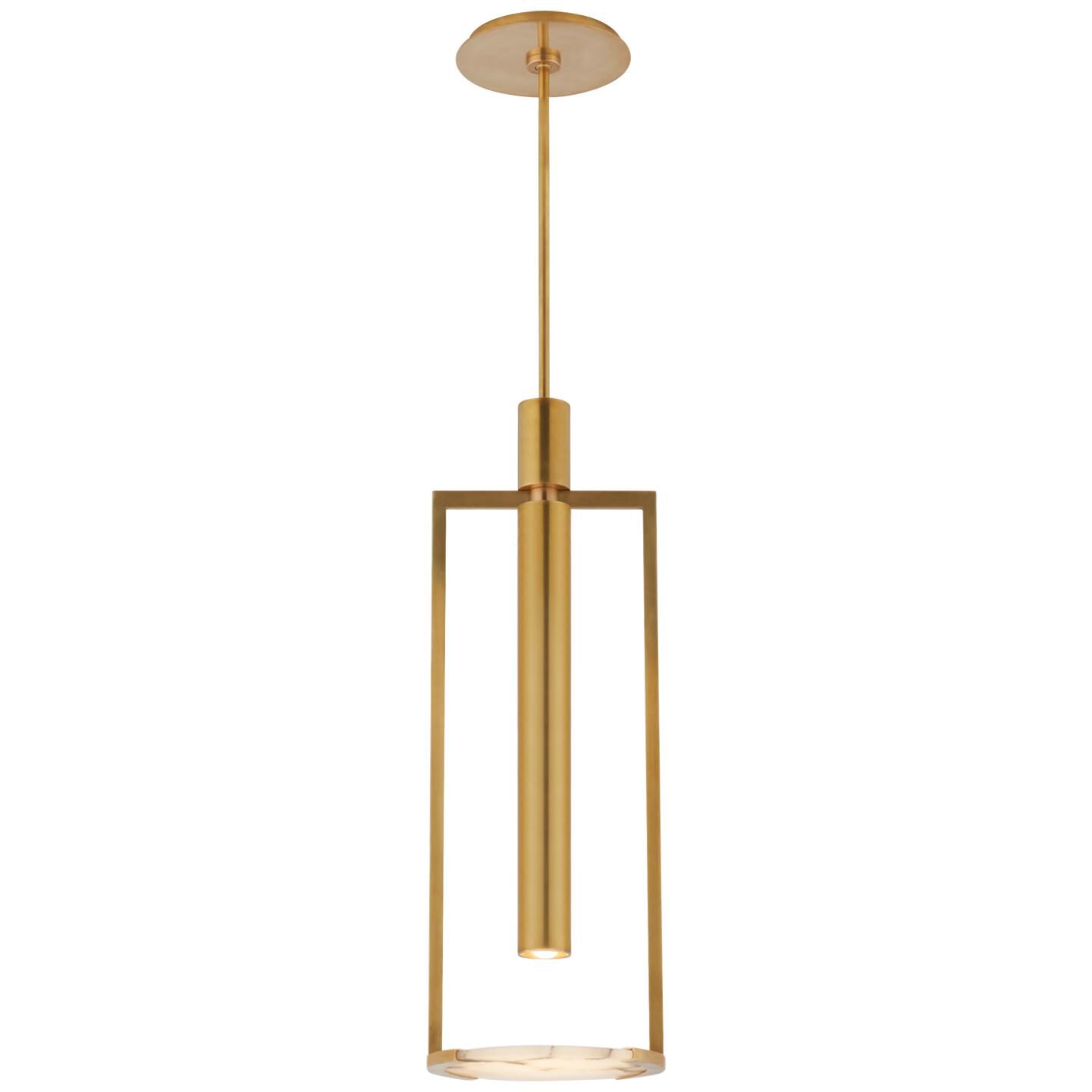 Visual Comfort Signature Collection Kelly Wearstler Melange 10 Inch LED Mini Pendant Melange - KW 5612AB-ALB - Alabaster
