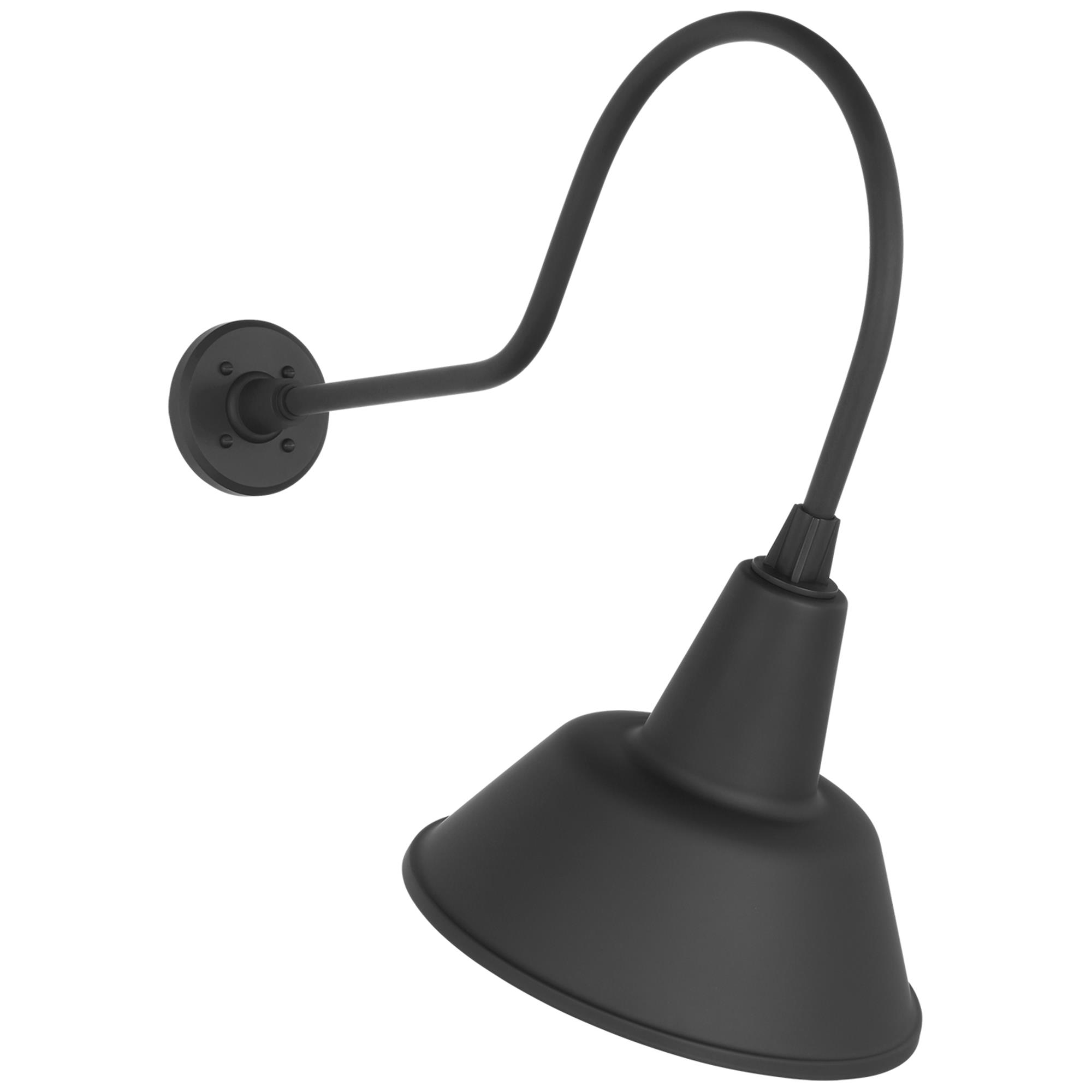Visual Comfort Signature Collection Thomas O'Brien Academy Barn Light 24 Inch Outdoor Wall Light Academy Barn Light - TOB 2803MBK/S1-MBK - Modern Contemporary