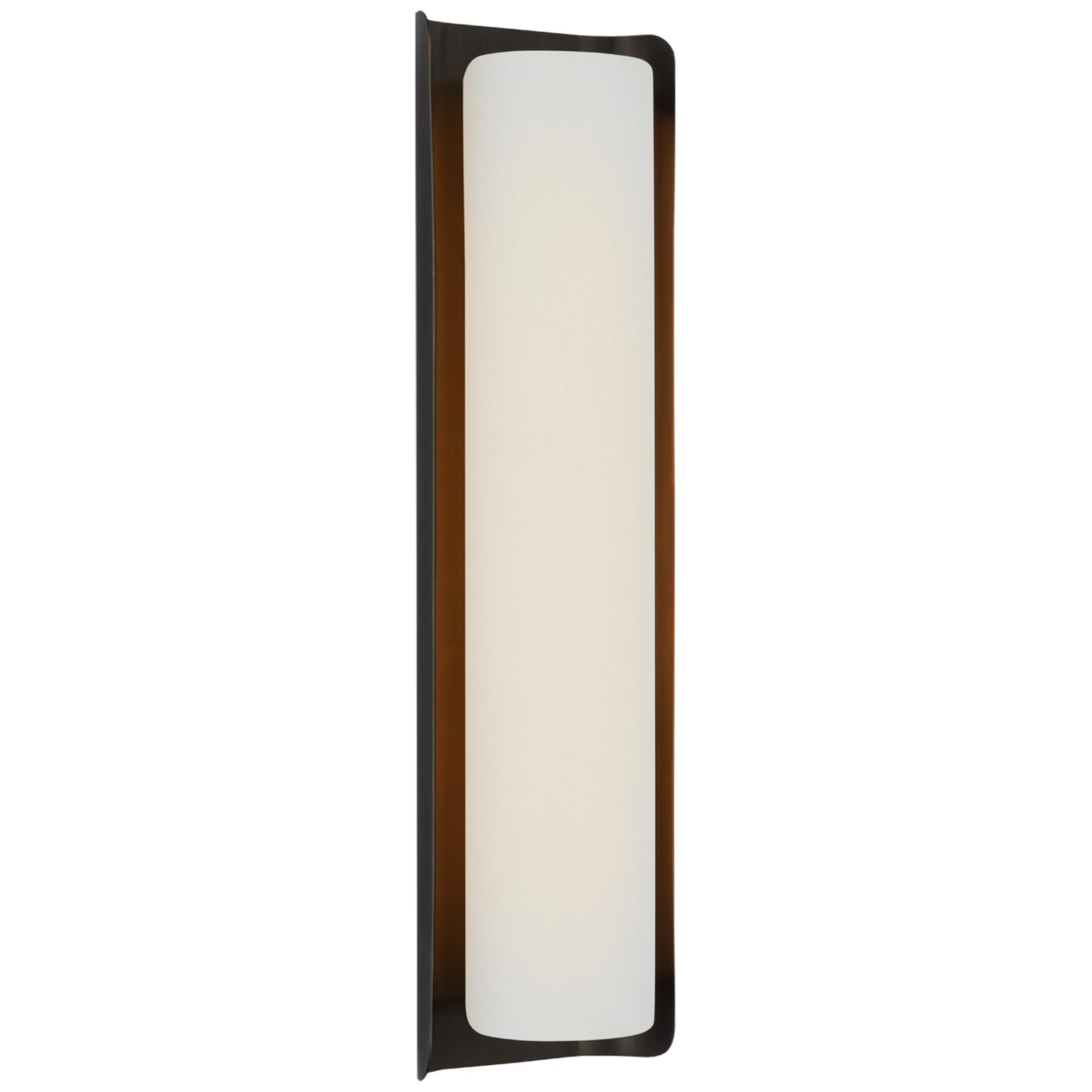 Visual Comfort Signature Collection Windsor Smith Penumbra 21 Inch LED Wall Sconce Penumbra - WS 2076BZ/L - Modern Contemporary