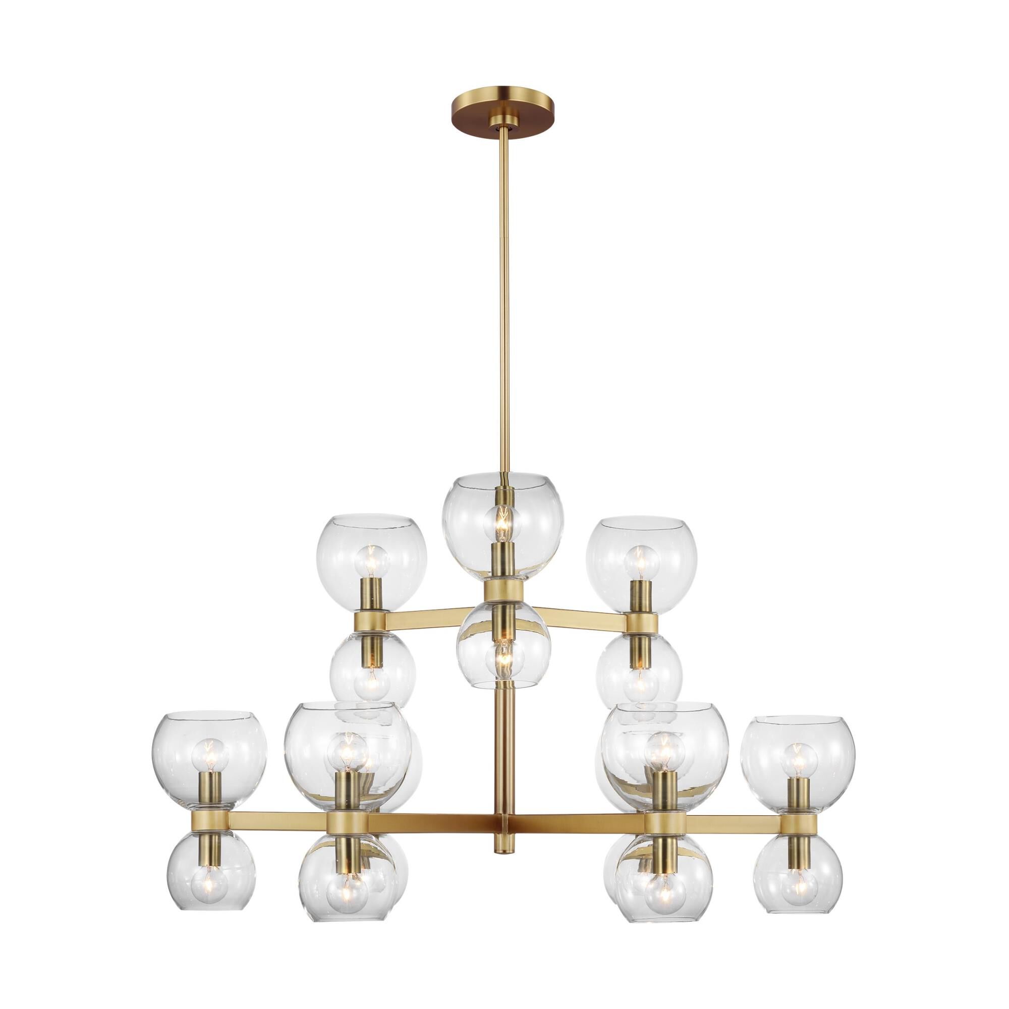 Visual Comfort Studio Collection Kate Spade New York Londyn 22 Inch Chandelier Londyn - KSC10018BBSCG - Transitional