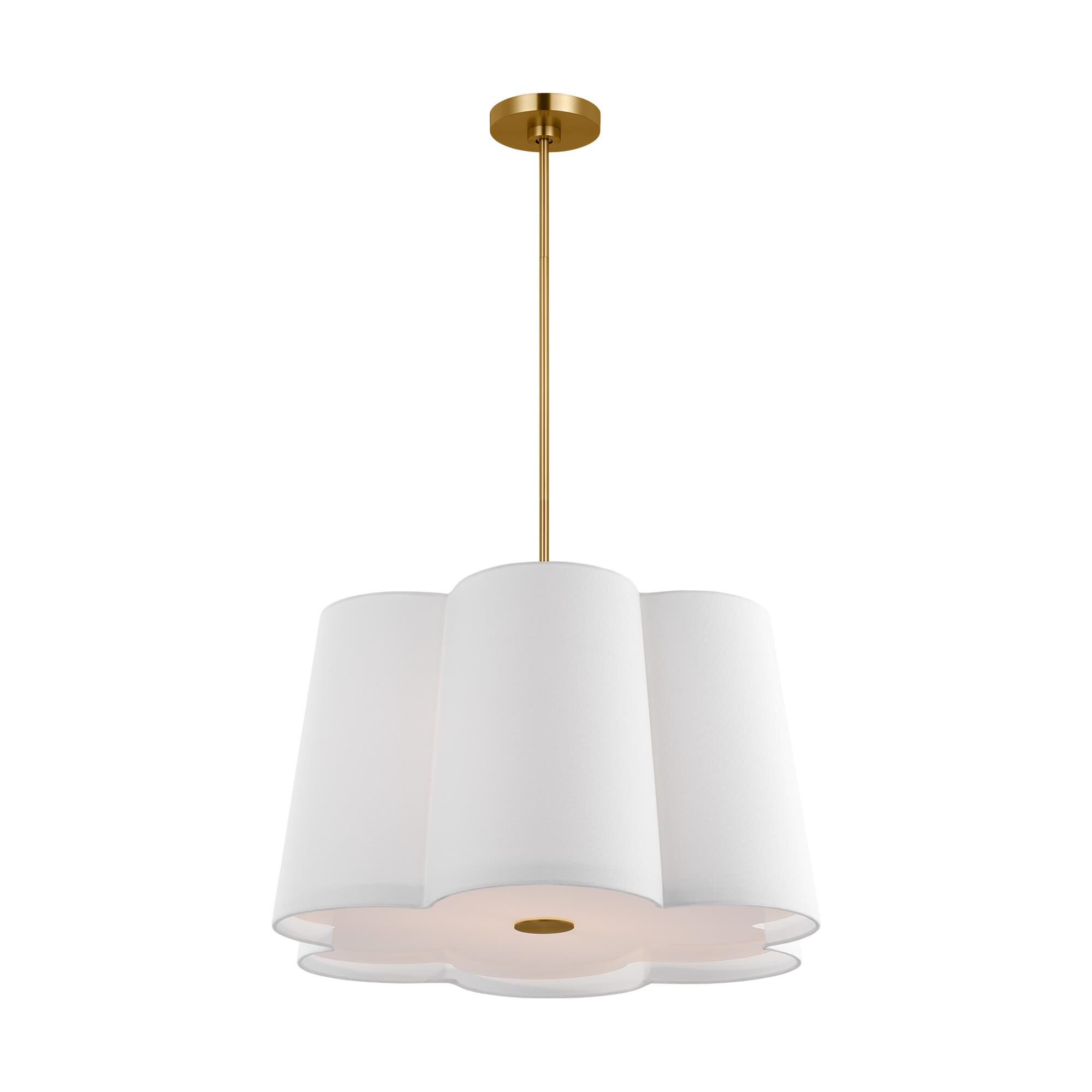 Visual Comfort Studio Collection Kate Spade New York Bronte 28 Inch Pendant Light Bronte - KSP1094BBS - Transitional