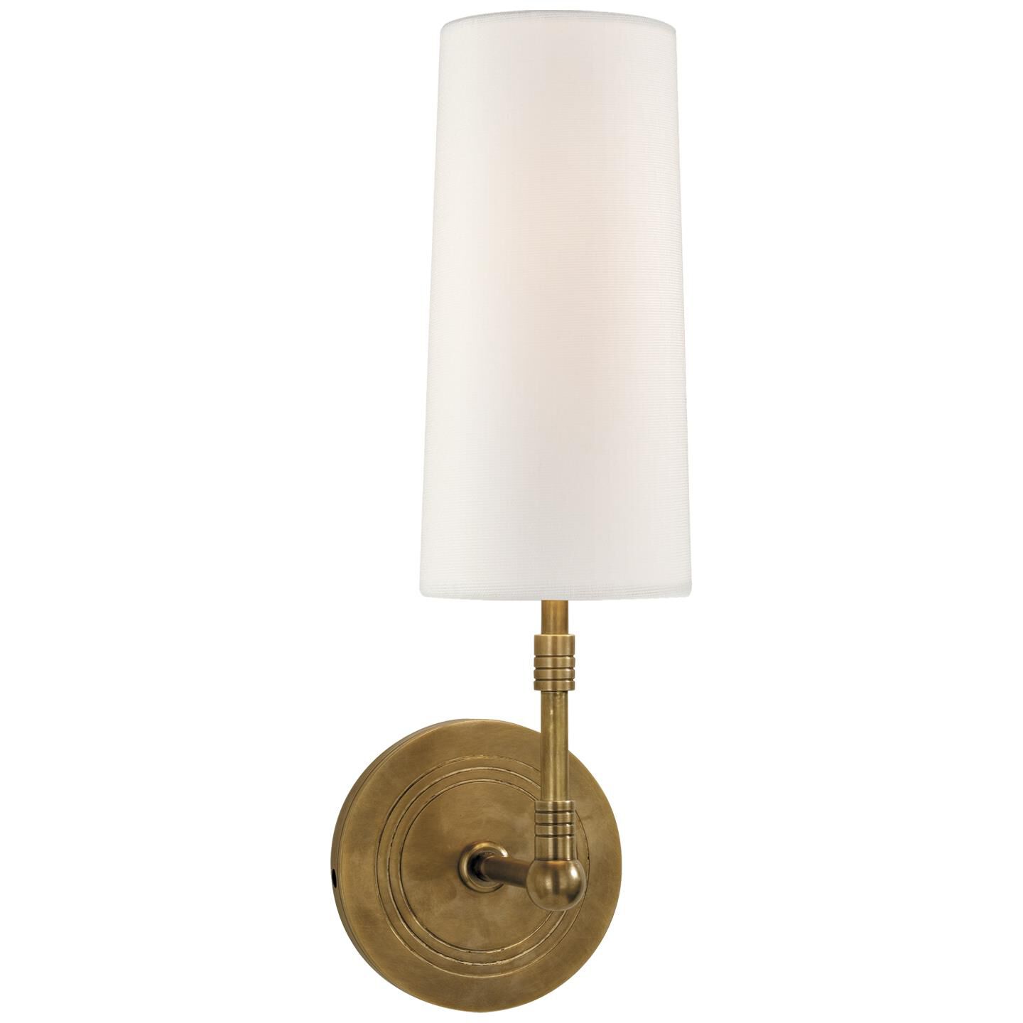 Visual Comfort Signature Collection Thomas O'Brien Ziyi 13 Inch Wall Sconce Ziyi - TOB 2017HAB-L - Transitional