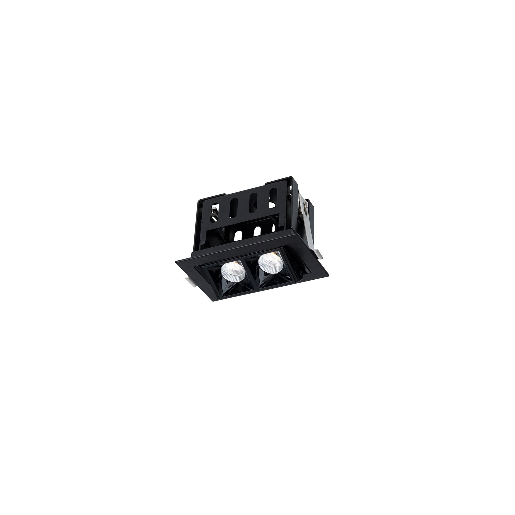 WAC Lighting Multi Stealth 4 Inch LED Recessed Lighting Trim Multi Stealth - R1GAT02-N930-BKWT - Modern Contemporary